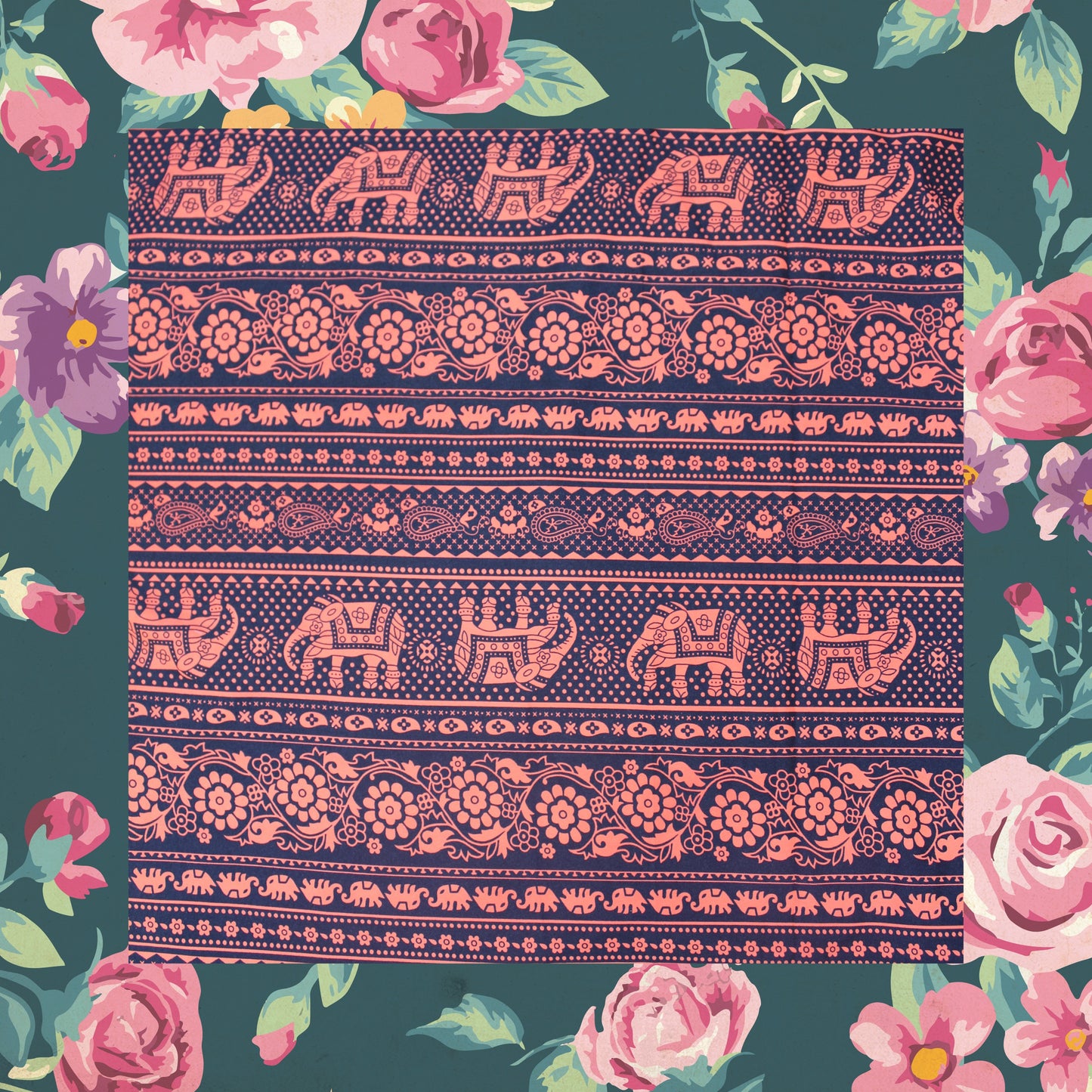 Crepe Printed Fabric (FW-44")