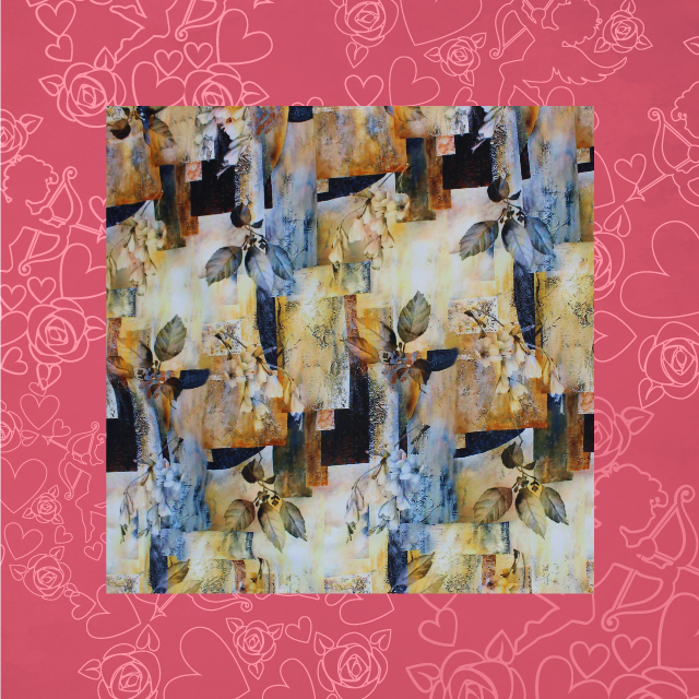 Premium Digital Printed Glider Fabric (price for 6 mtr)