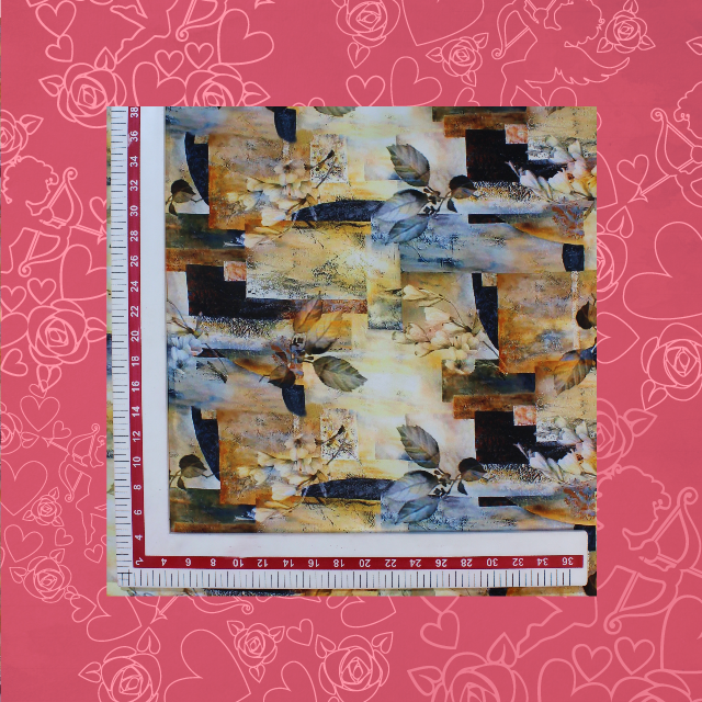 Premium Digital Printed Glider Fabric (price for 6 mtr)