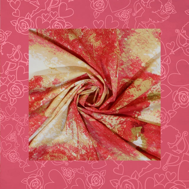 Beautiful Digital Printed Glider Fabric (price for 6 mtr)