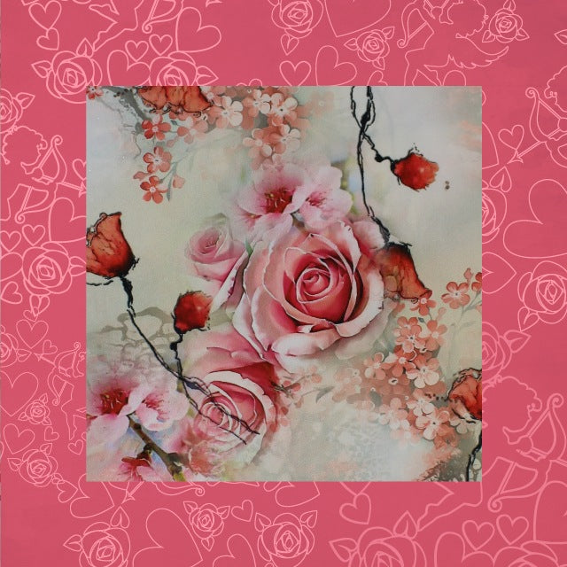 Beautiful Digital Printed Glider Fabric (price for 6 mtr)