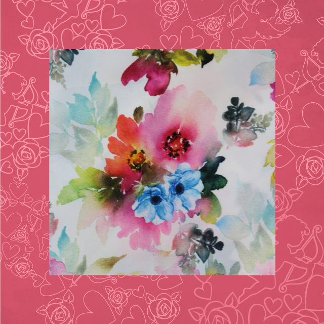 High Quality Digital Printed Glider Fabric (price for 6 mtr)