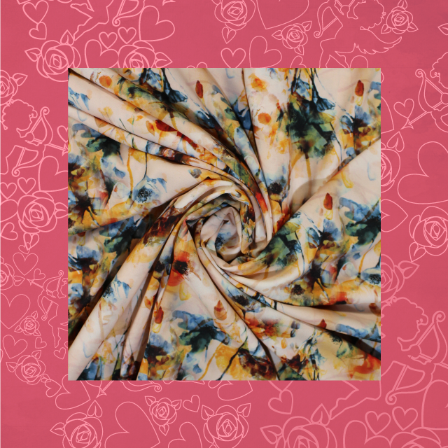 Fabulous Digital Printed Glider Fabric (price for 6 mtr)