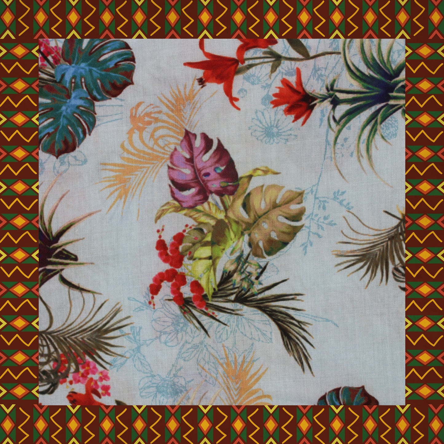 Mulmul Cotton Digital Printed Fabric (FW-44")