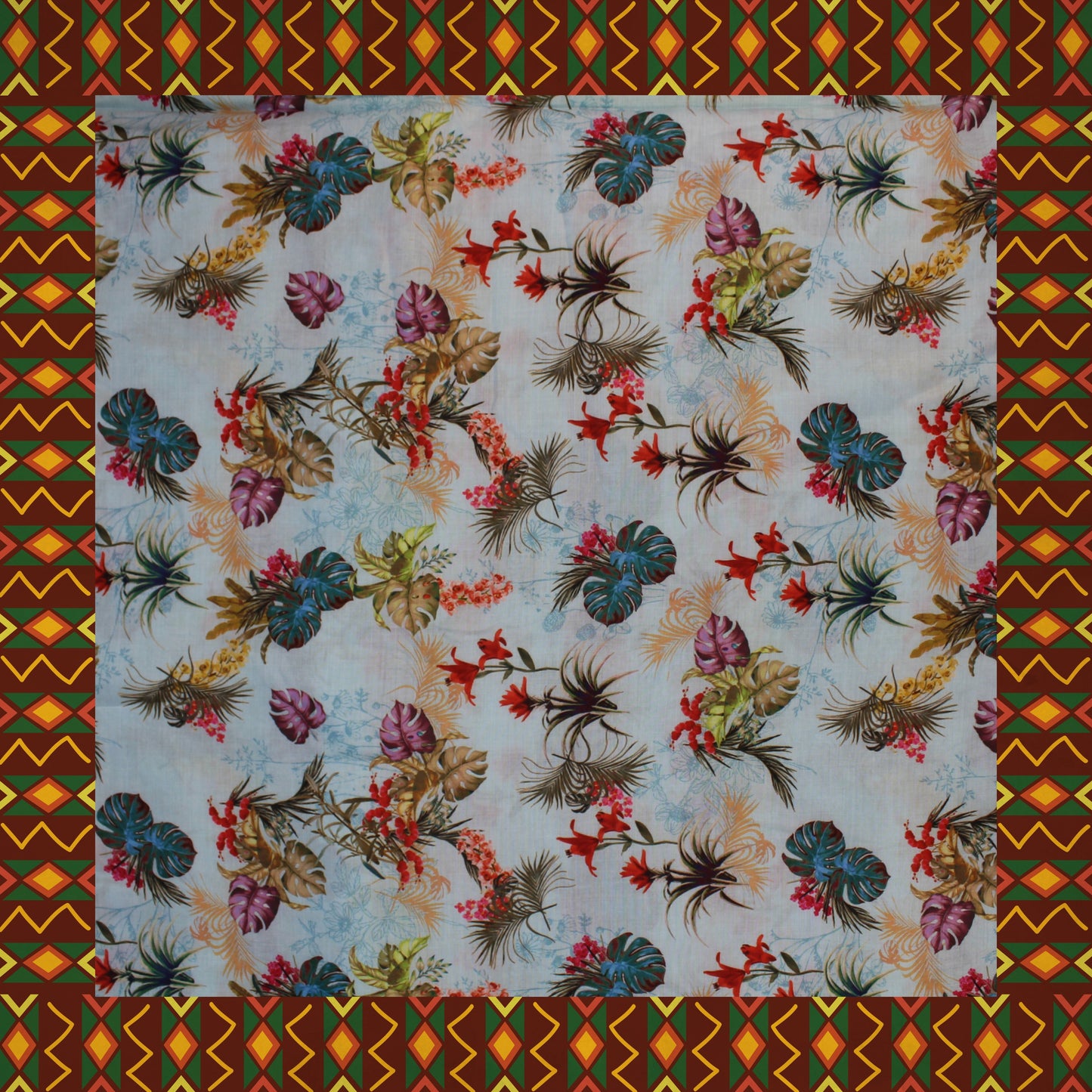 Mulmul Cotton Digital Printed Fabric (FW-44")