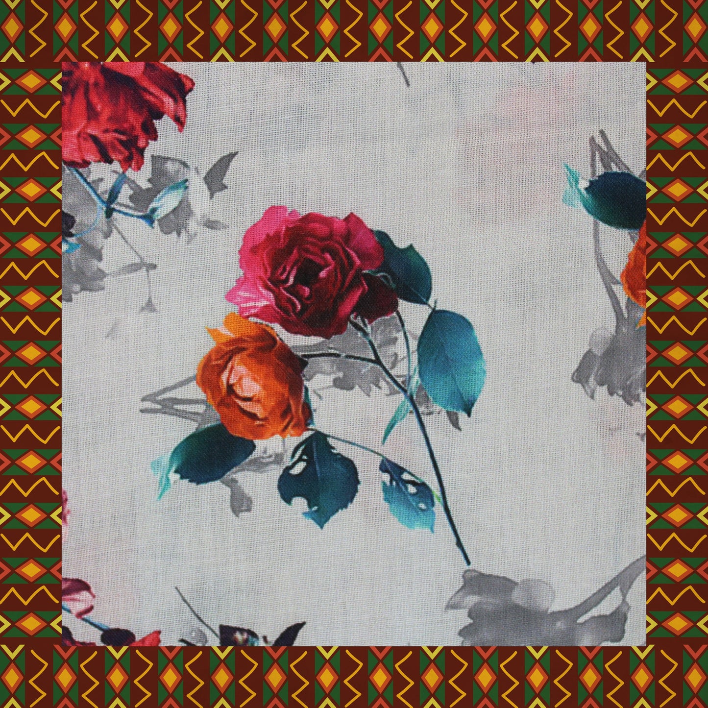 Mulmul Cotton Digital Printed Fabric (FW-44")