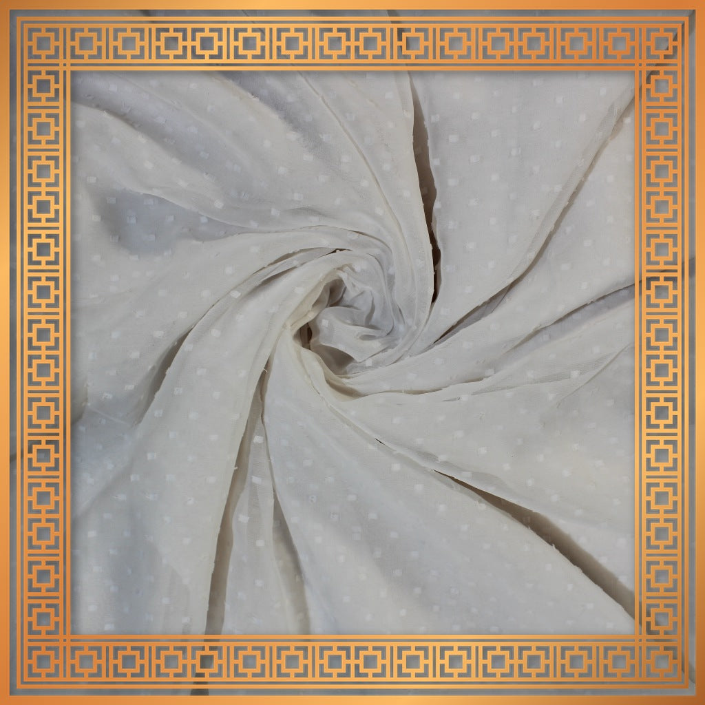 Lovely Georgette butti Fabric (price for 6 meter)