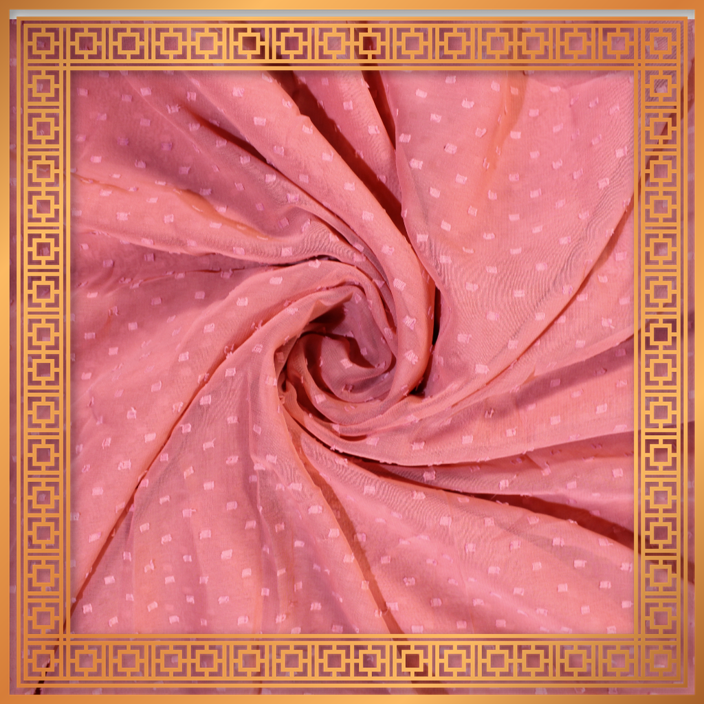 Lovely Georgette butti Fabric (price for 6 meter)