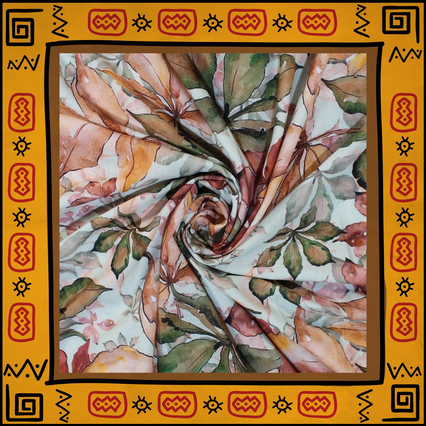 Mulmul Cotton Digital Printed Fabric (FW-44")