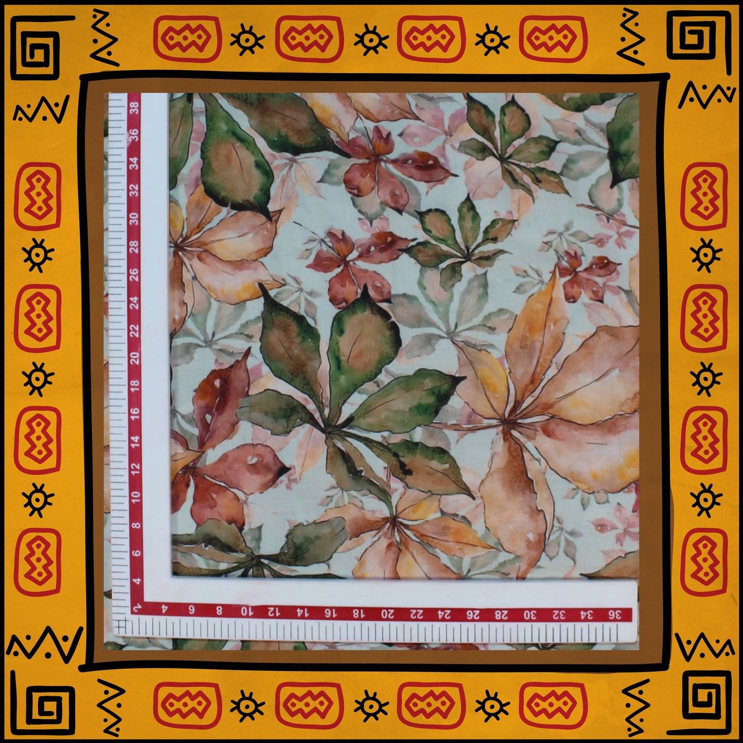 Mulmul Cotton Digital Printed Fabric (FW-44")
