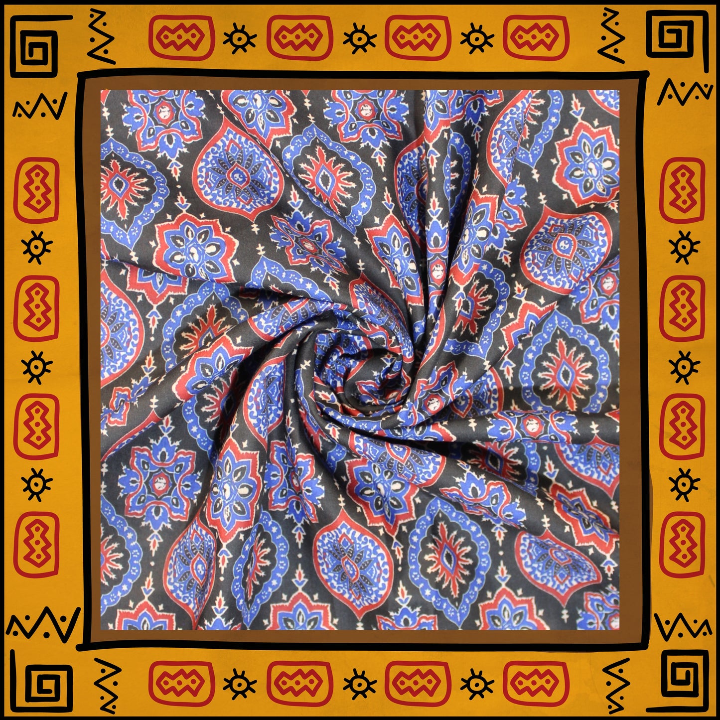 Mulmul Cotton Digital Printed Fabric (FW-44")