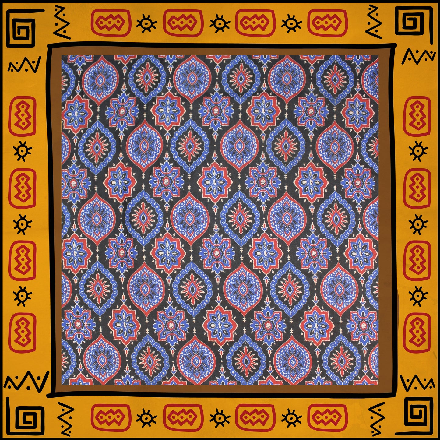 Mulmul Cotton Digital Printed Fabric (FW-44")