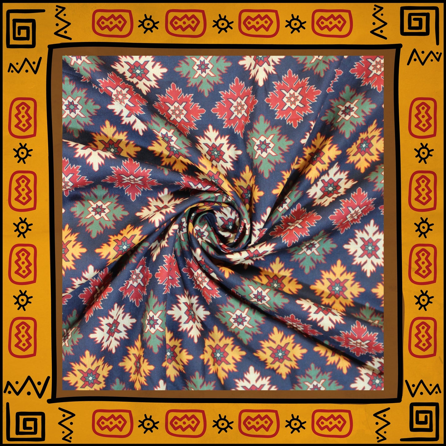 Mulmul Cotton Digital Printed Fabric (FW-44")