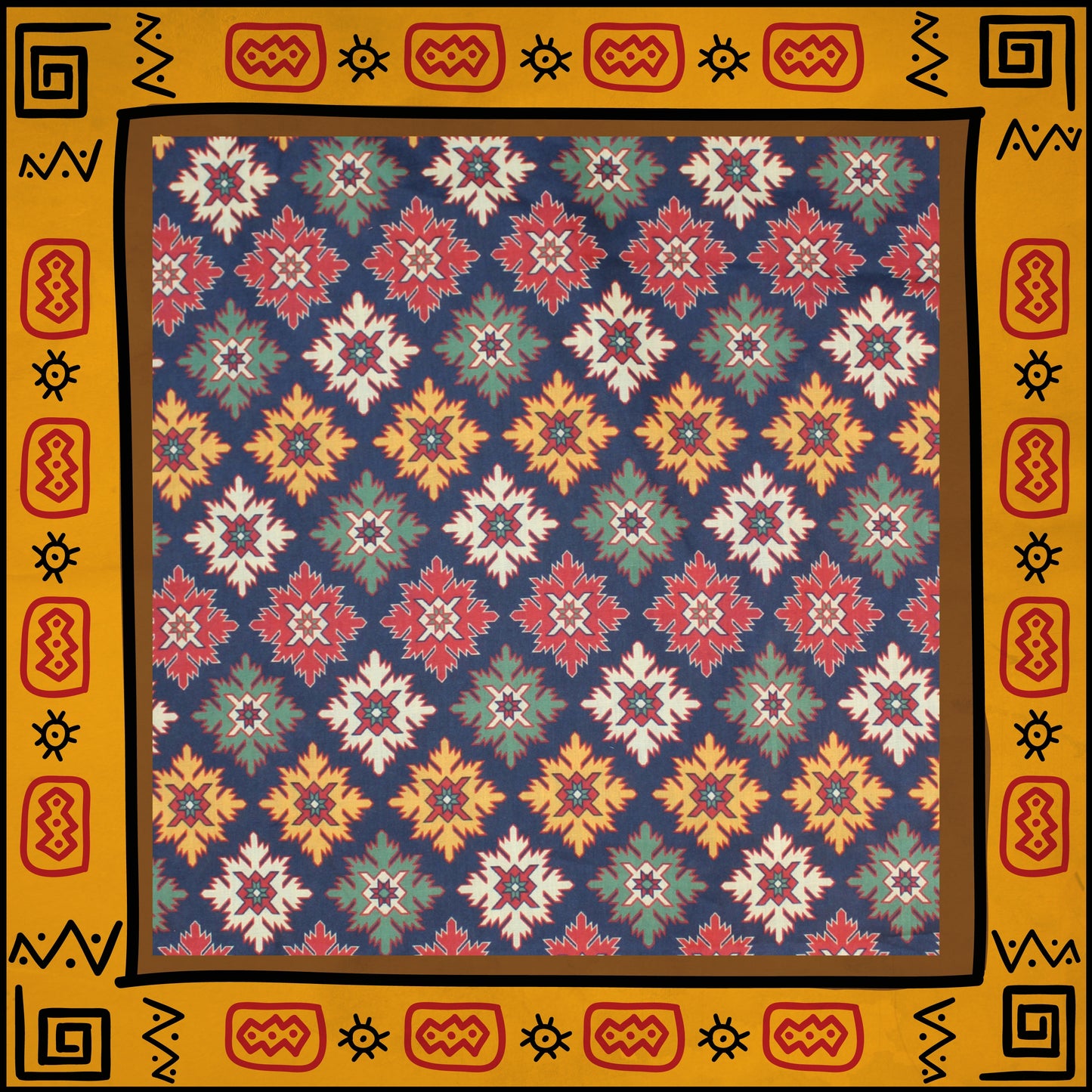 Mulmul Cotton Digital Printed Fabric (FW-44")