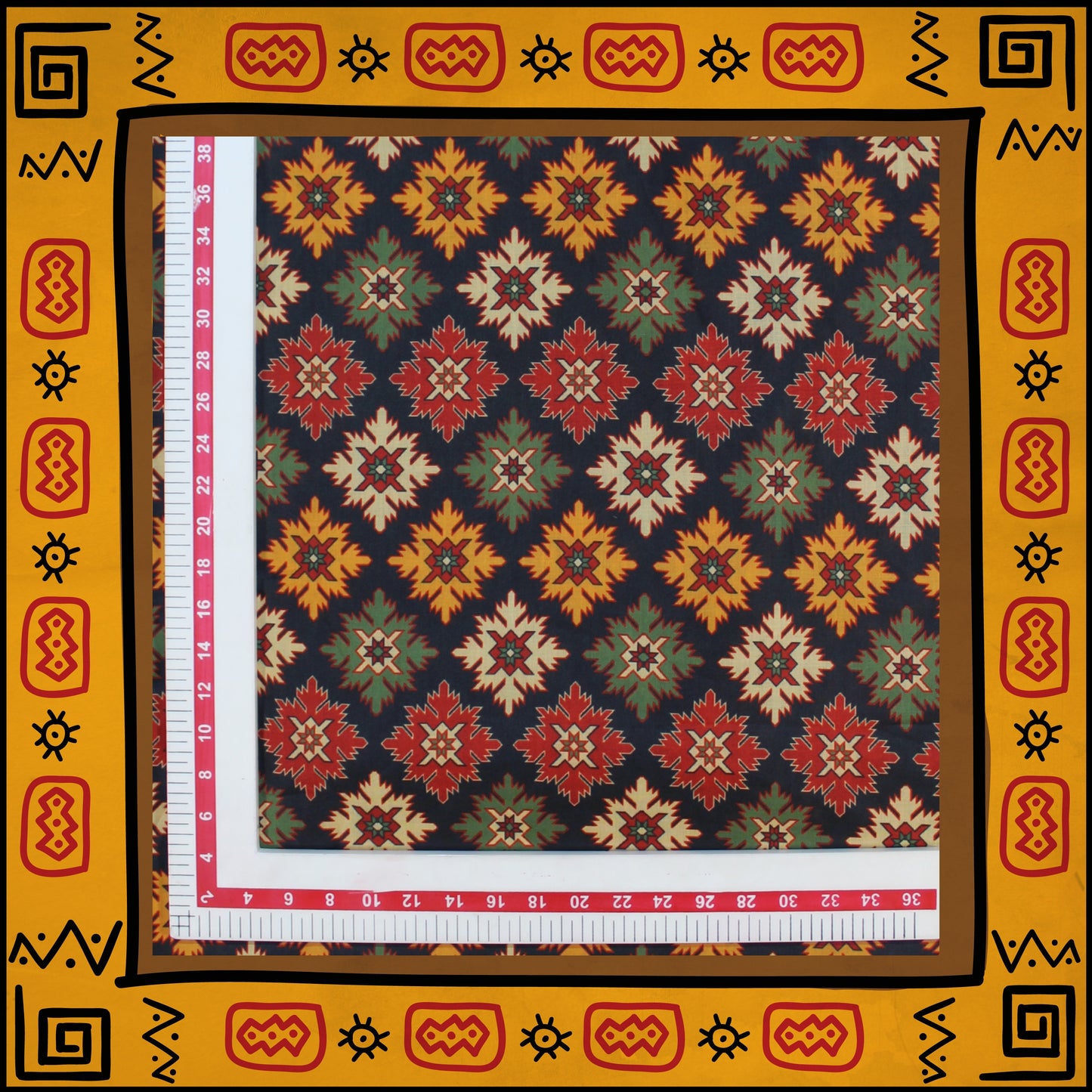 Mulmul Cotton Digital Printed Fabric (FW-44")