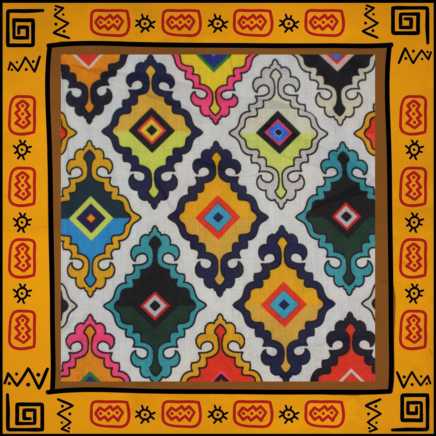 Mulmul Cotton Digital Printed Fabric (FW-44")