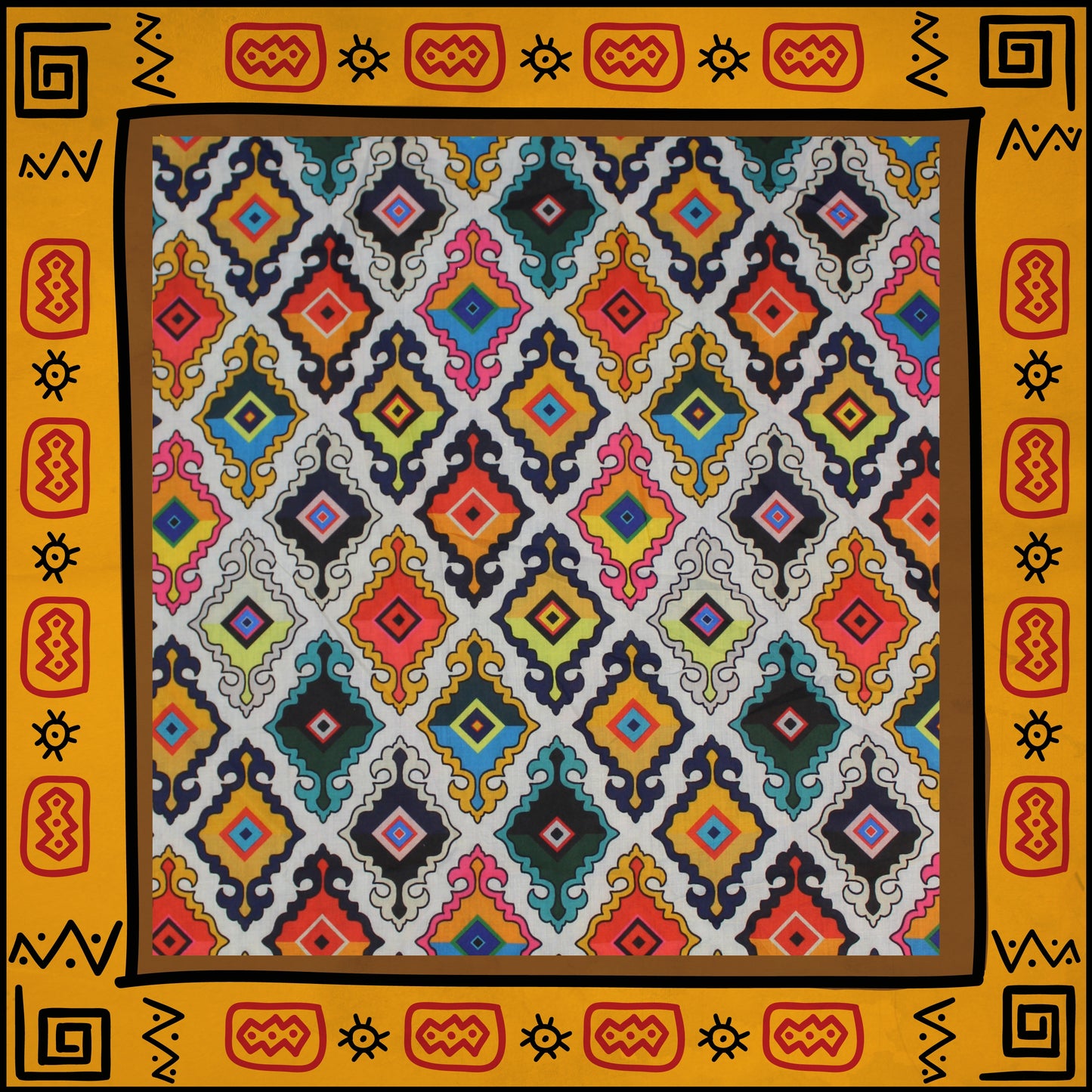 Mulmul Cotton Digital Printed Fabric (FW-44")