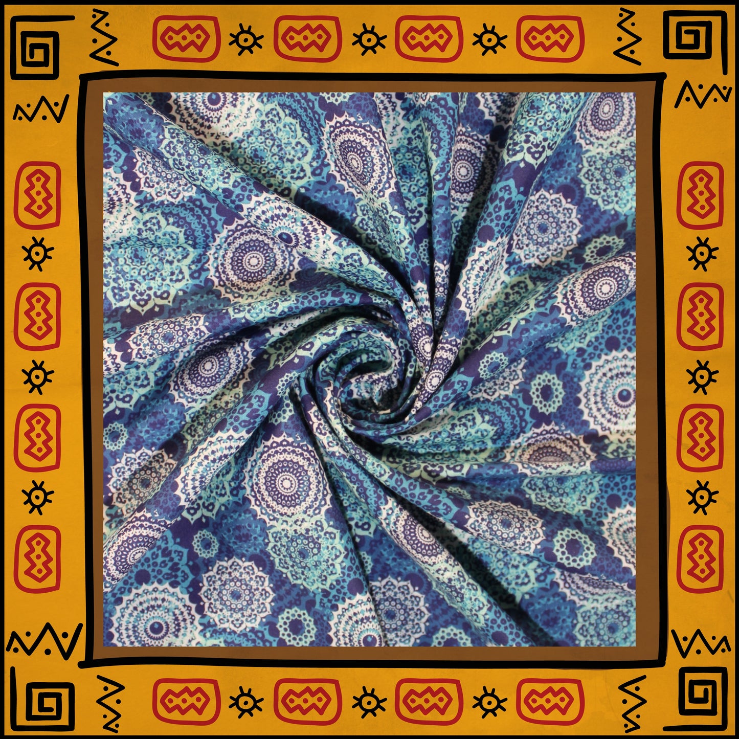 Mulmul Cotton Digital Printed Fabric (FW-44")