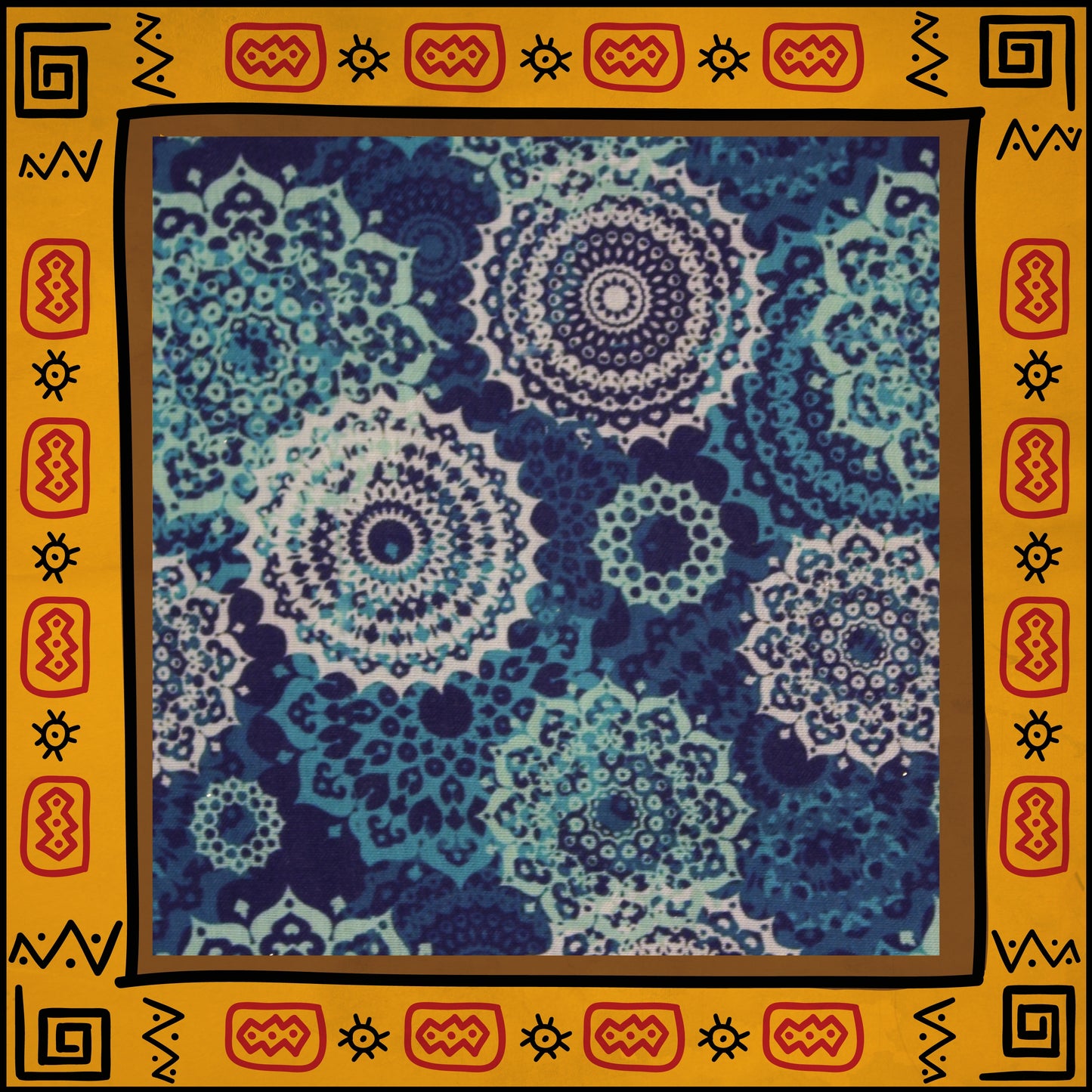 Mulmul Cotton Digital Printed Fabric (FW-44")