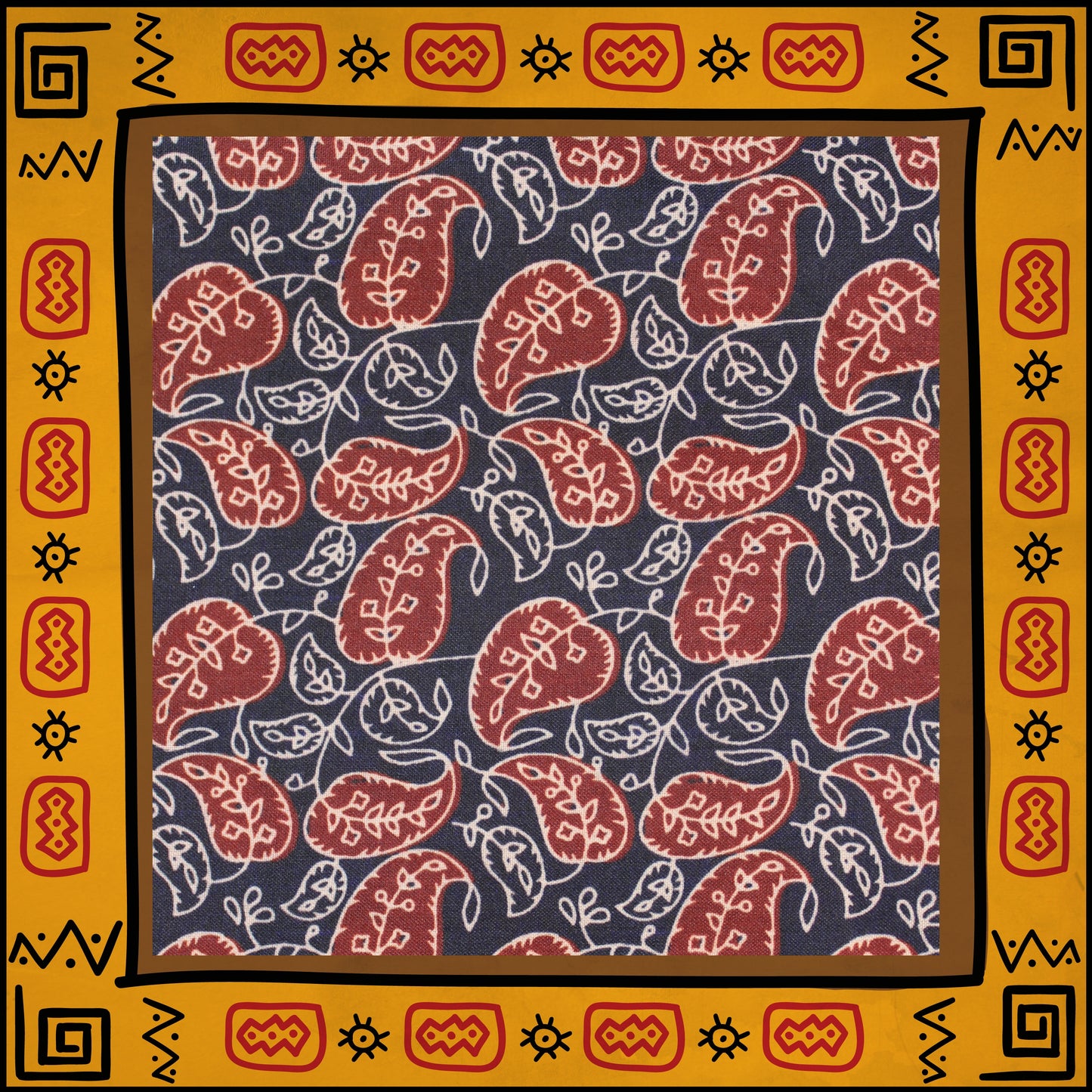 Mulmul Cotton Digital Printed Fabric (FW-44")