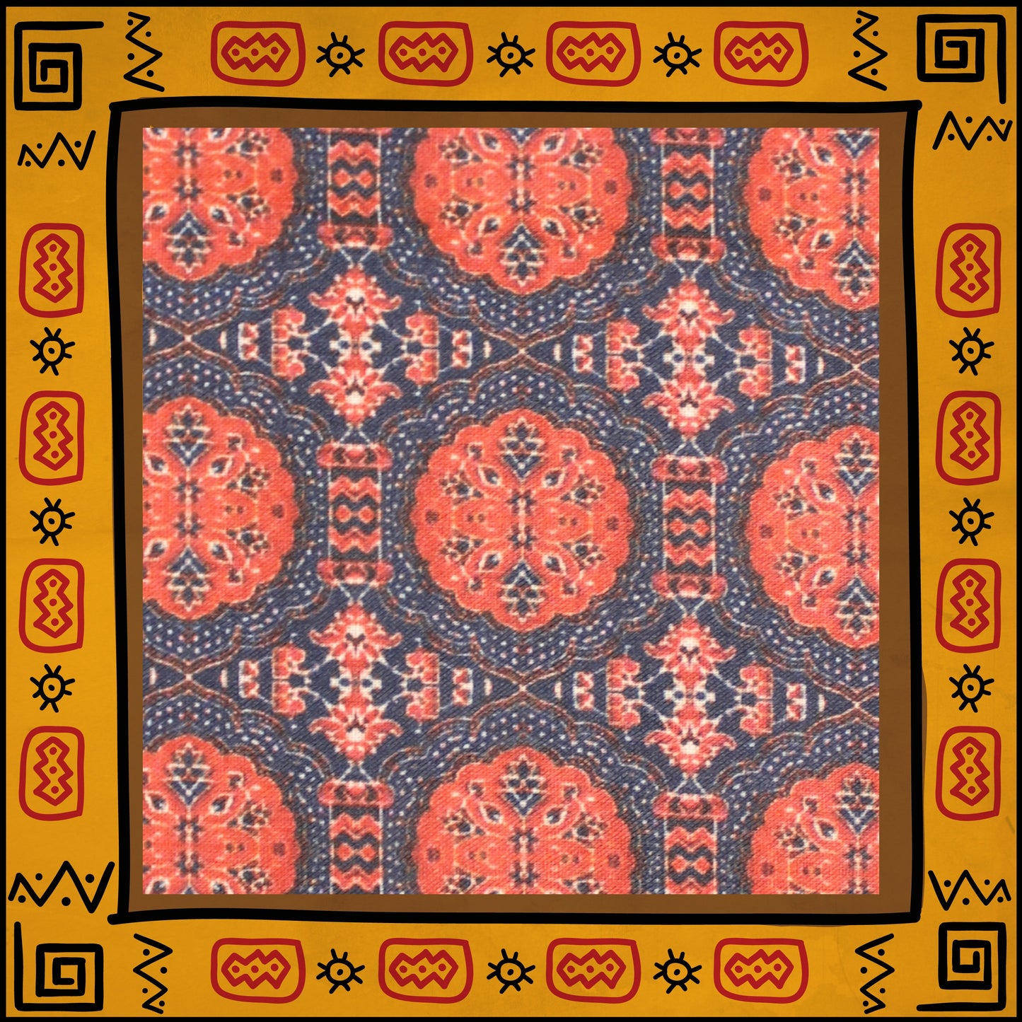 Mulmul Cotton Digital Printed Fabric (FW-44")