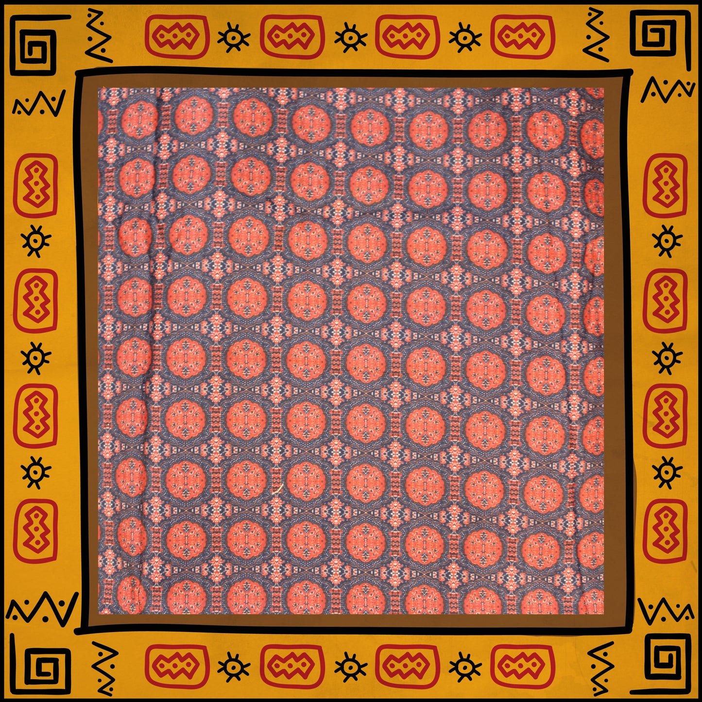 Mulmul Cotton Digital Printed Fabric (FW-44")