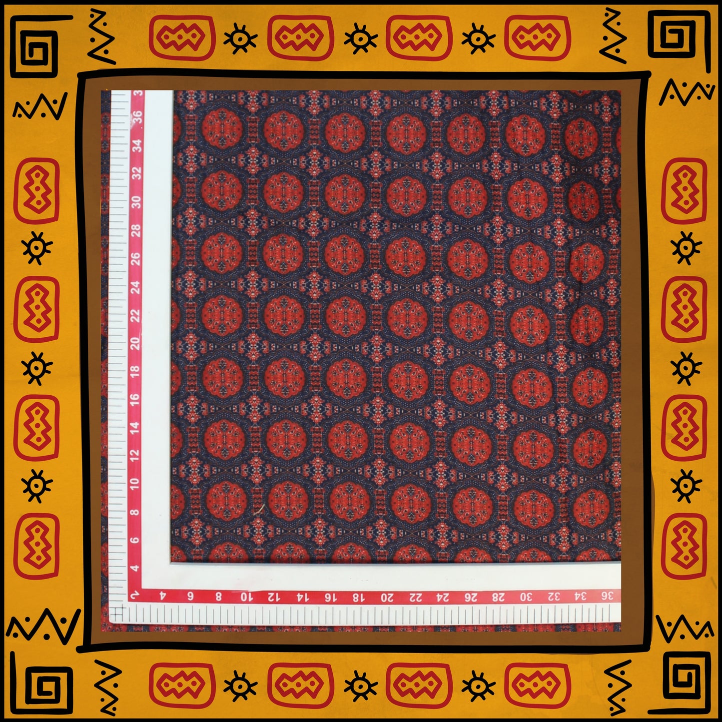 Mulmul Cotton Digital Printed Fabric (FW-44")