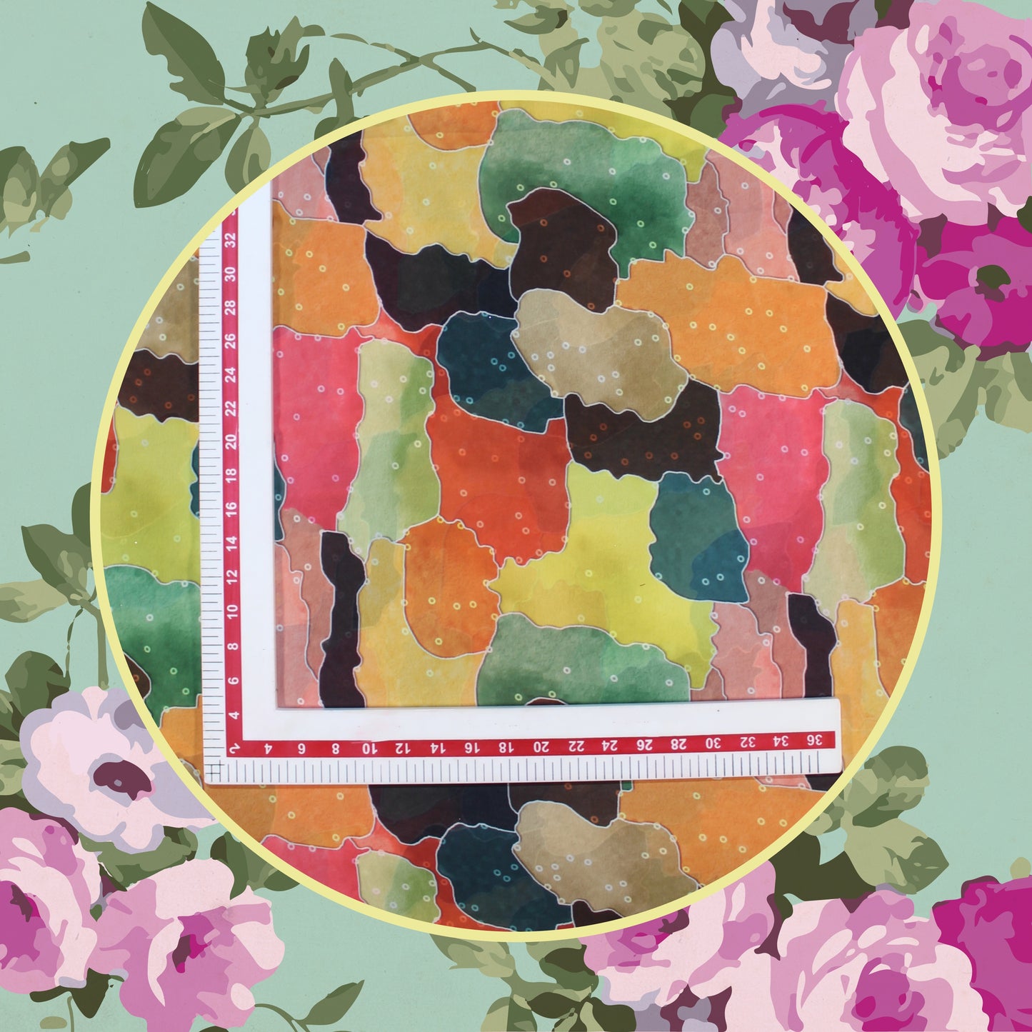 Italian Georgette Print Fabric (FW-58")