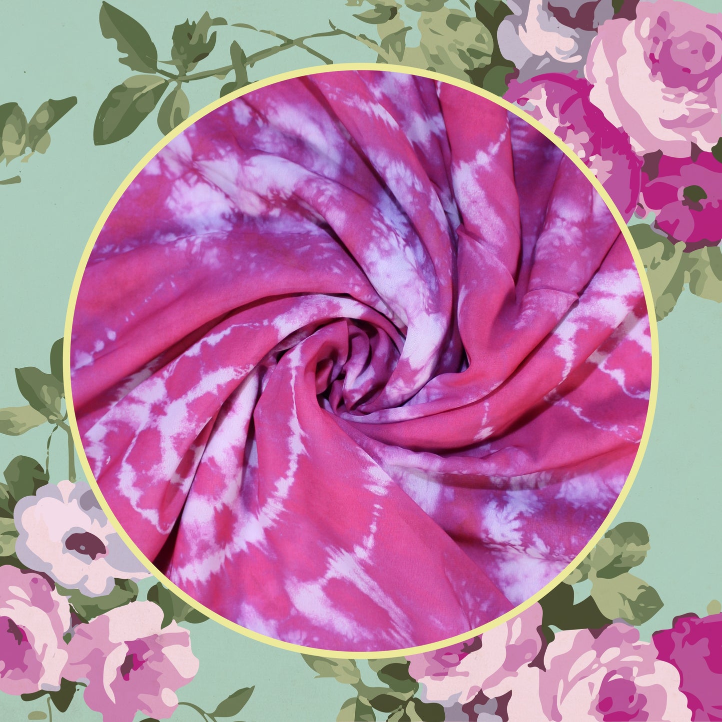 Italian Georgette Print Fabric (FW-58")