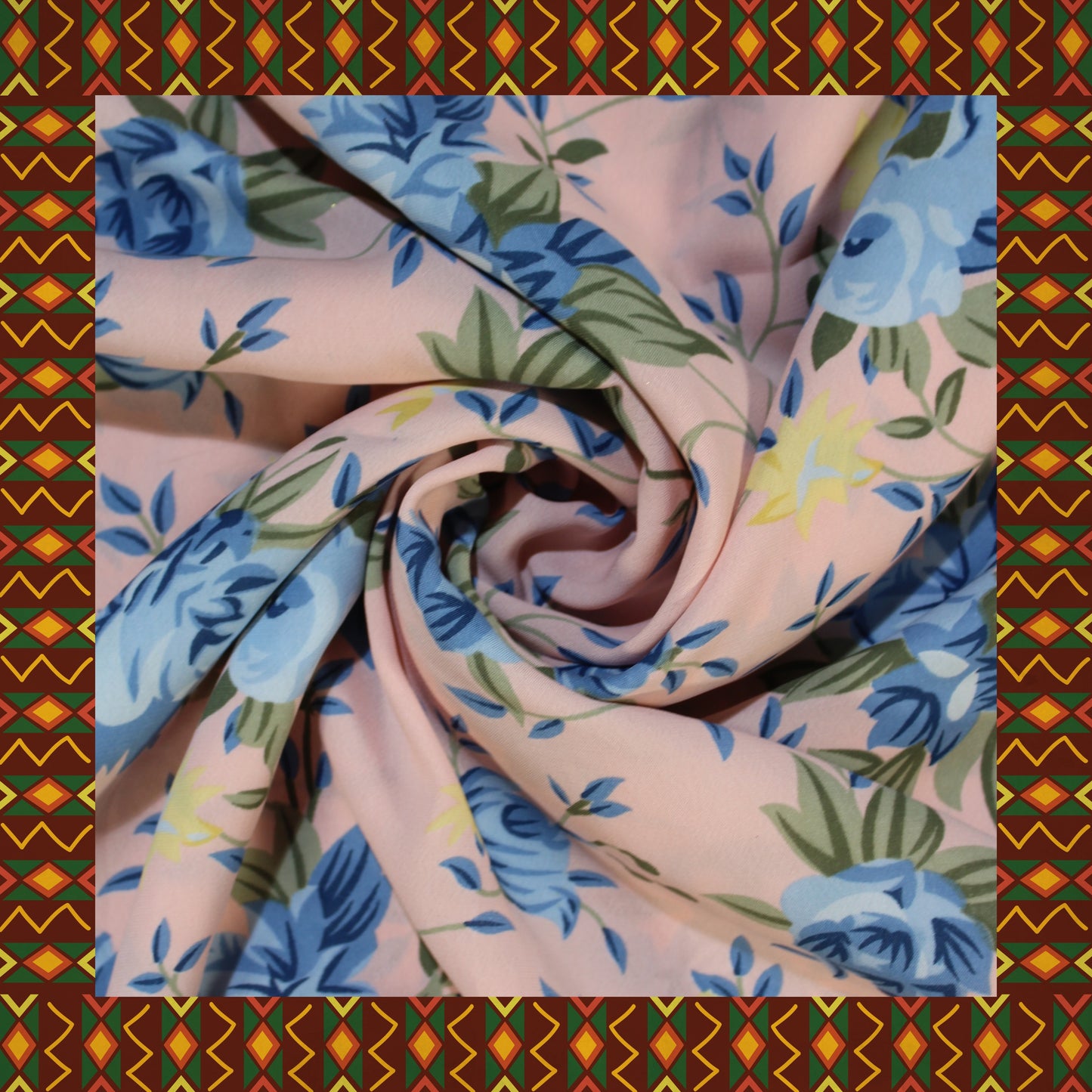 Flower Digital Print On Georgette (FW-56")