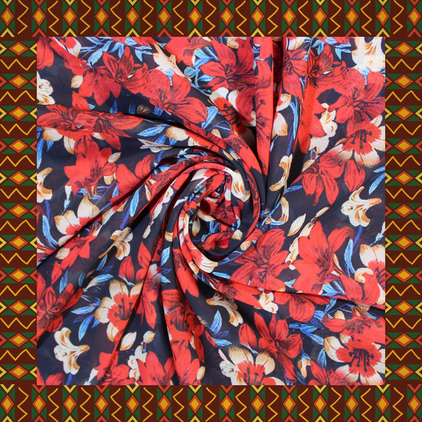 Italian Georgette Print Fabric (FW-58")