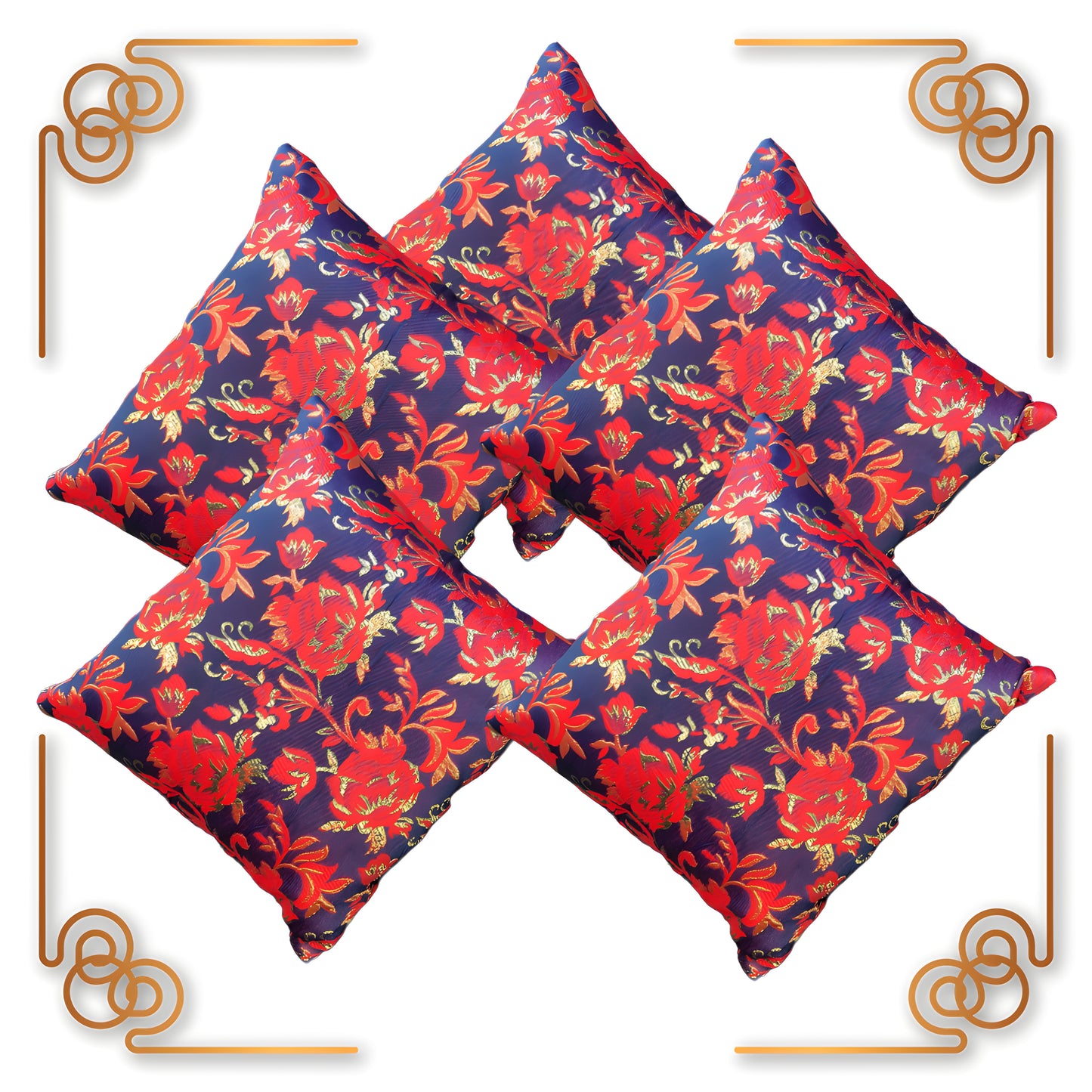 Aesthetic Flower Broket Sofa Cushion Cover