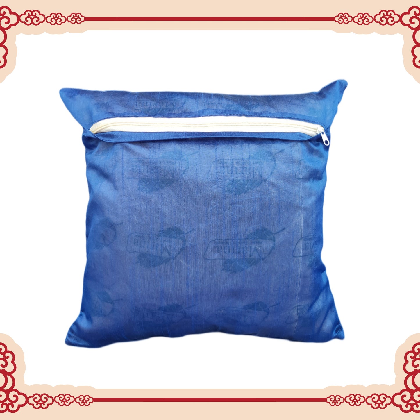Designer Zari Goli Broket With Border Cushion Covers