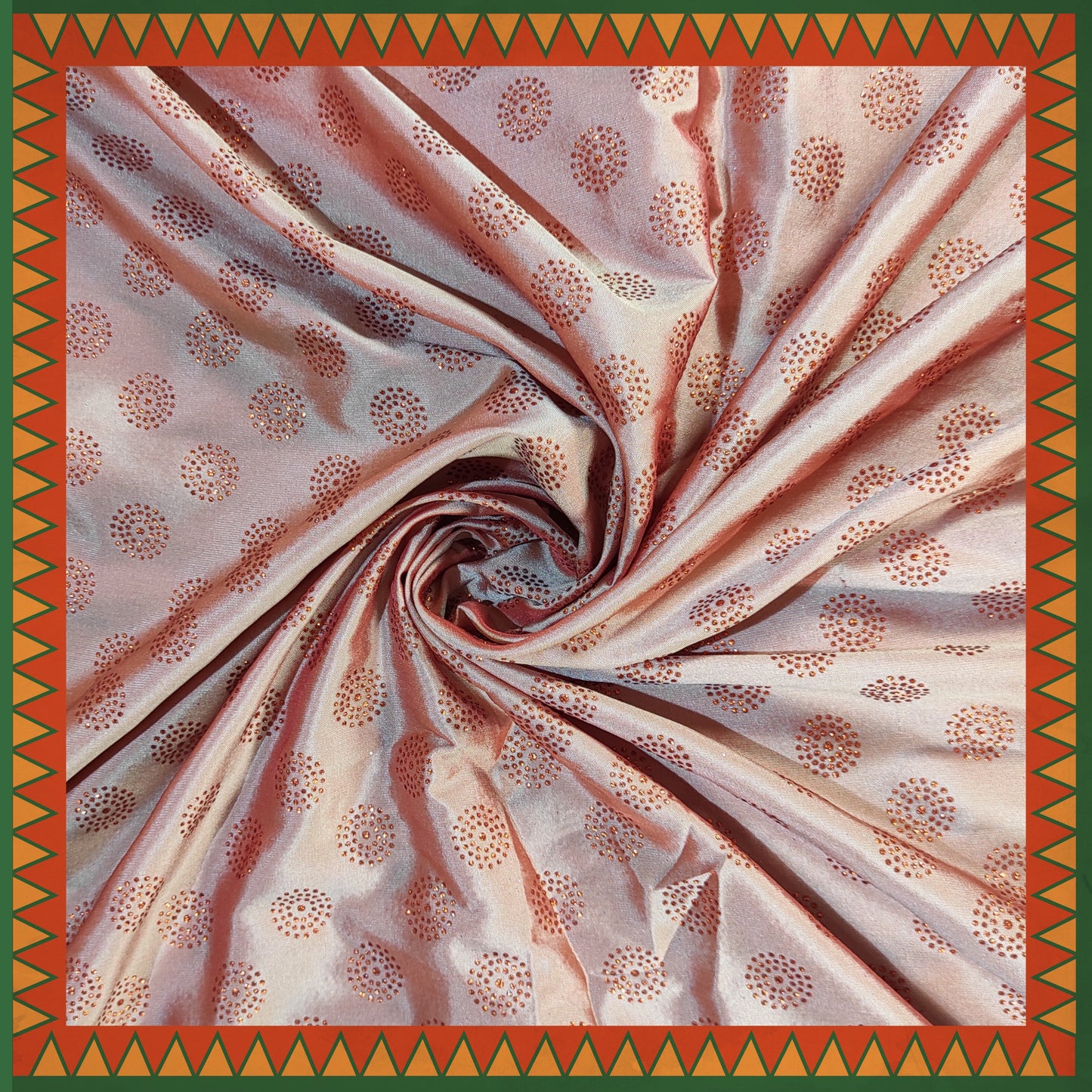 Glitter Foil On Tafetta Silk (FW-56")