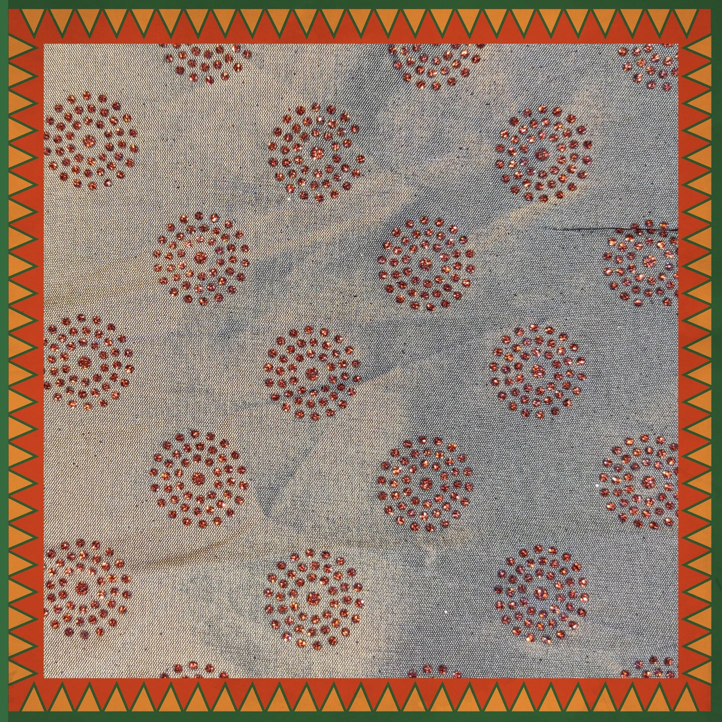 Glitter Foil On Tafetta Silk (FW-56")