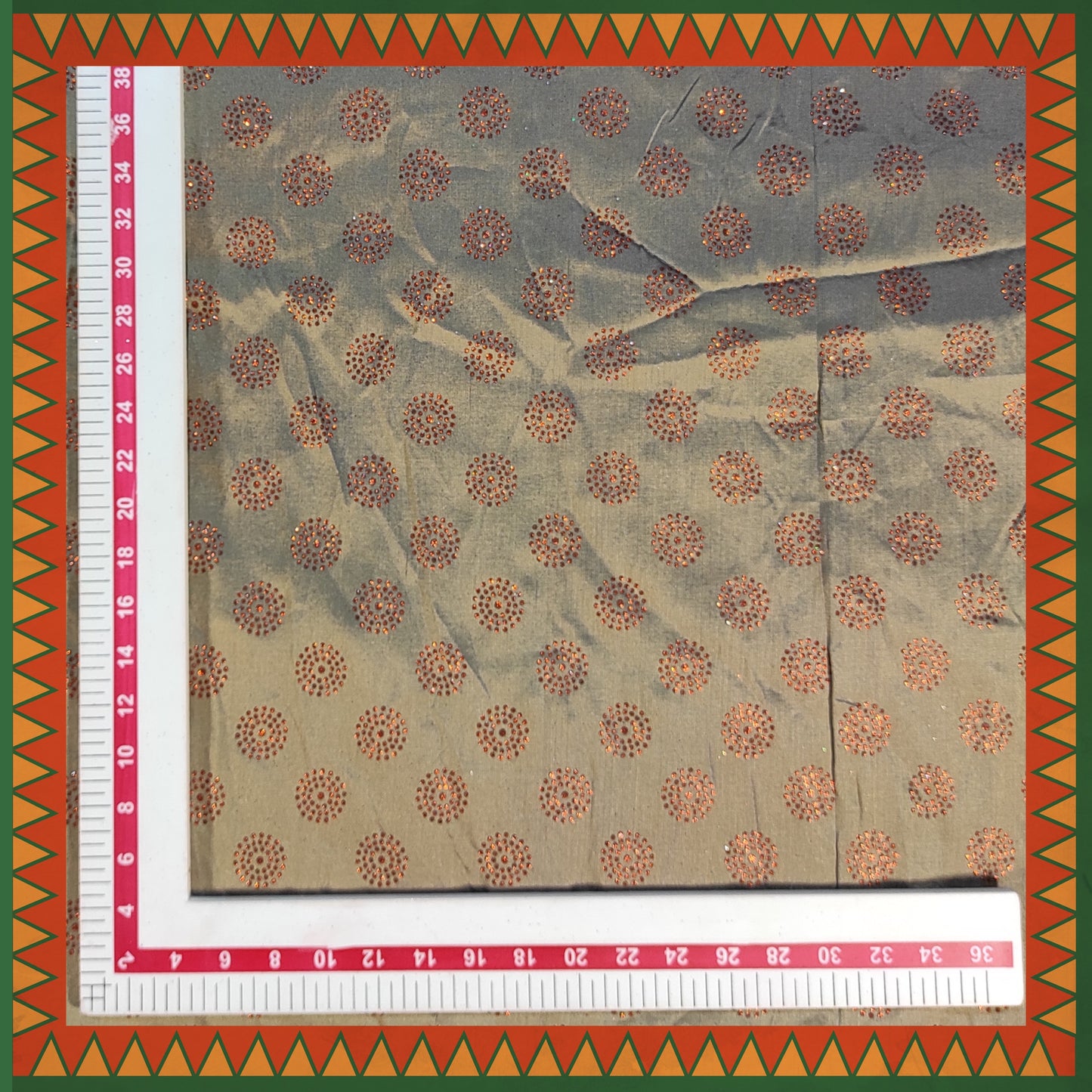 Glitter Foil On Tafetta Silk (FW-56")