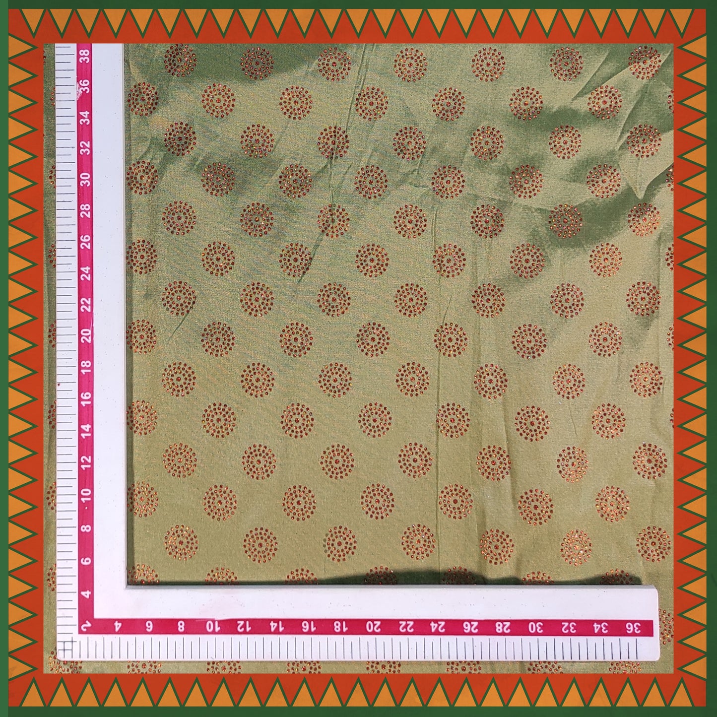 Glitter Foil On Tafetta Silk (FW-56")