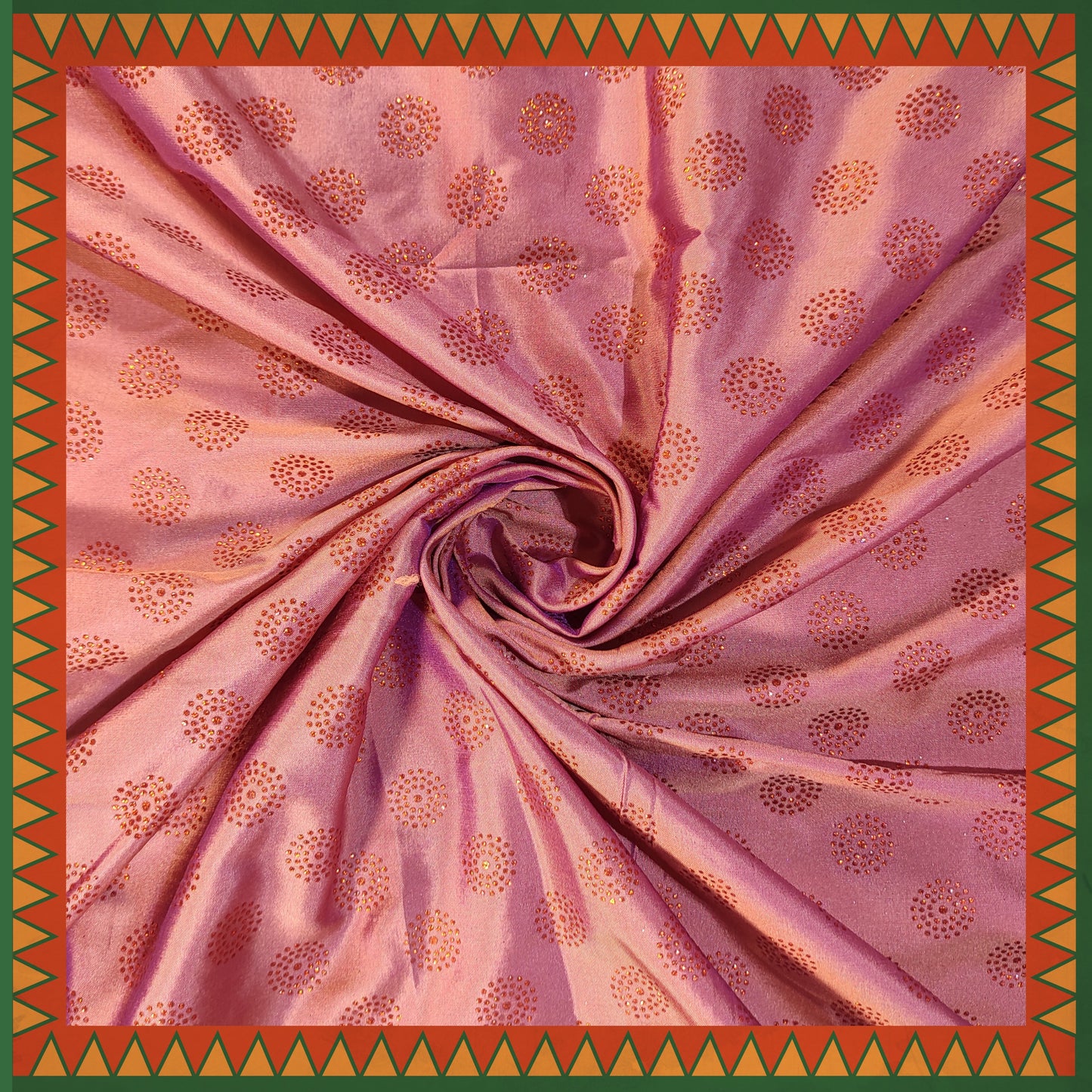 Glitter Foil On Tafetta Silk (FW-56")