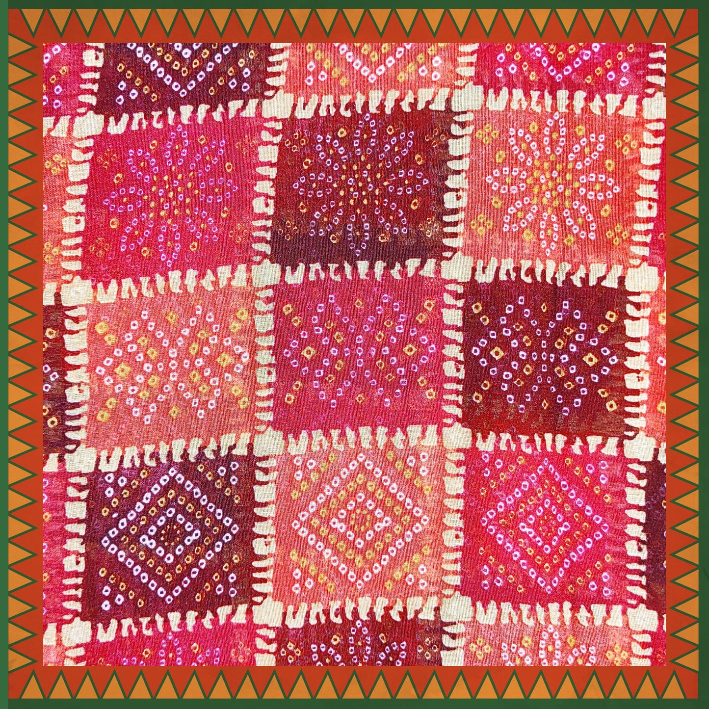 Bandhani Digital Print On Georgette (FW-56")