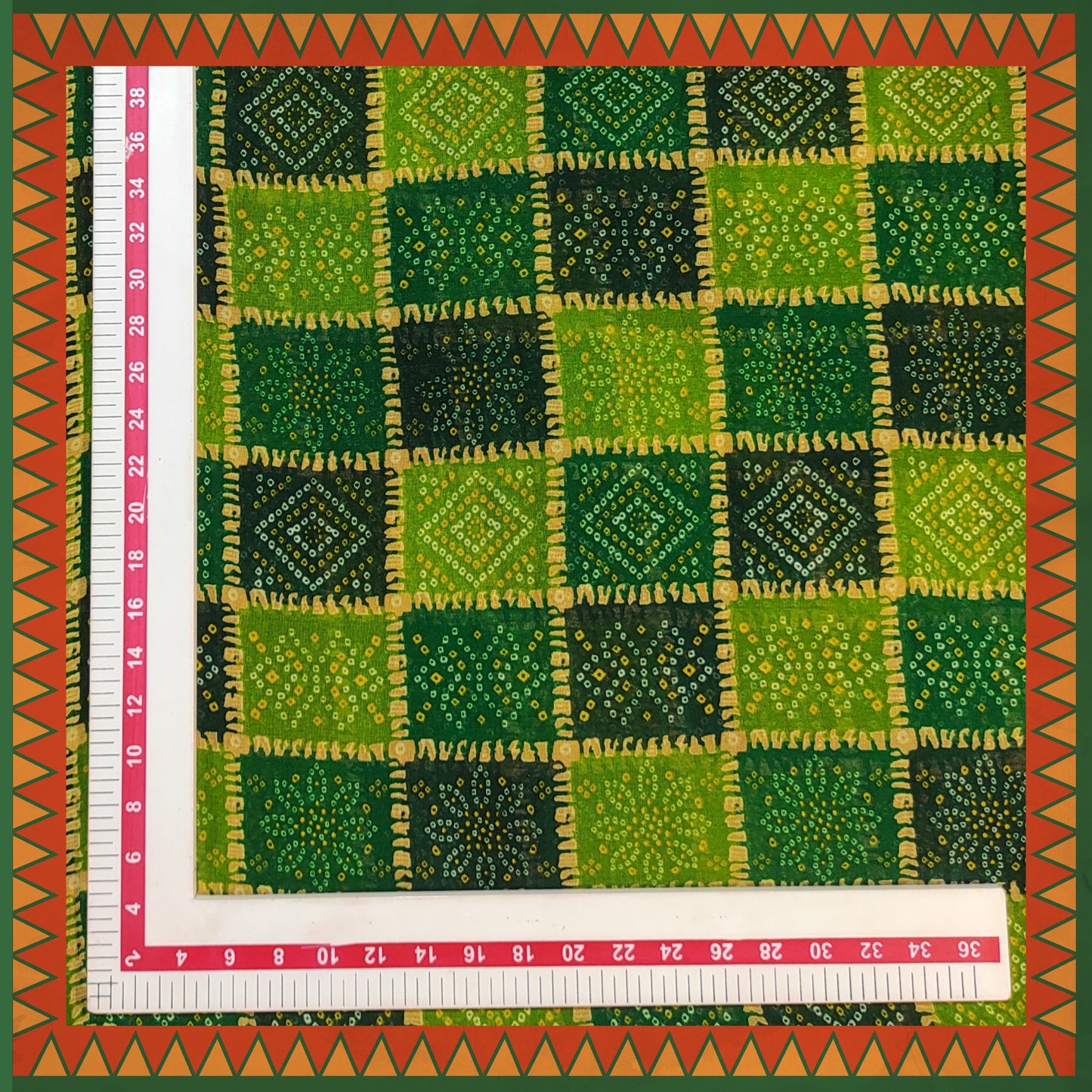 Bandhani Digital Print On Georgette (FW-56")