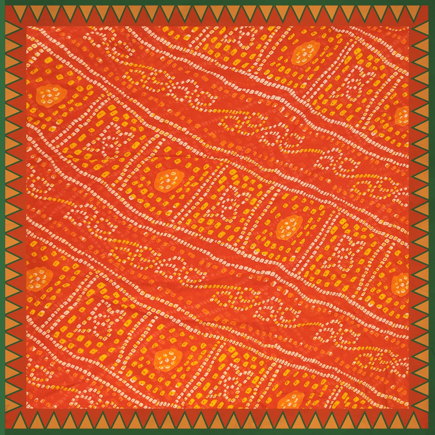 Bandhani Digital Print On Georgette (FW-56")