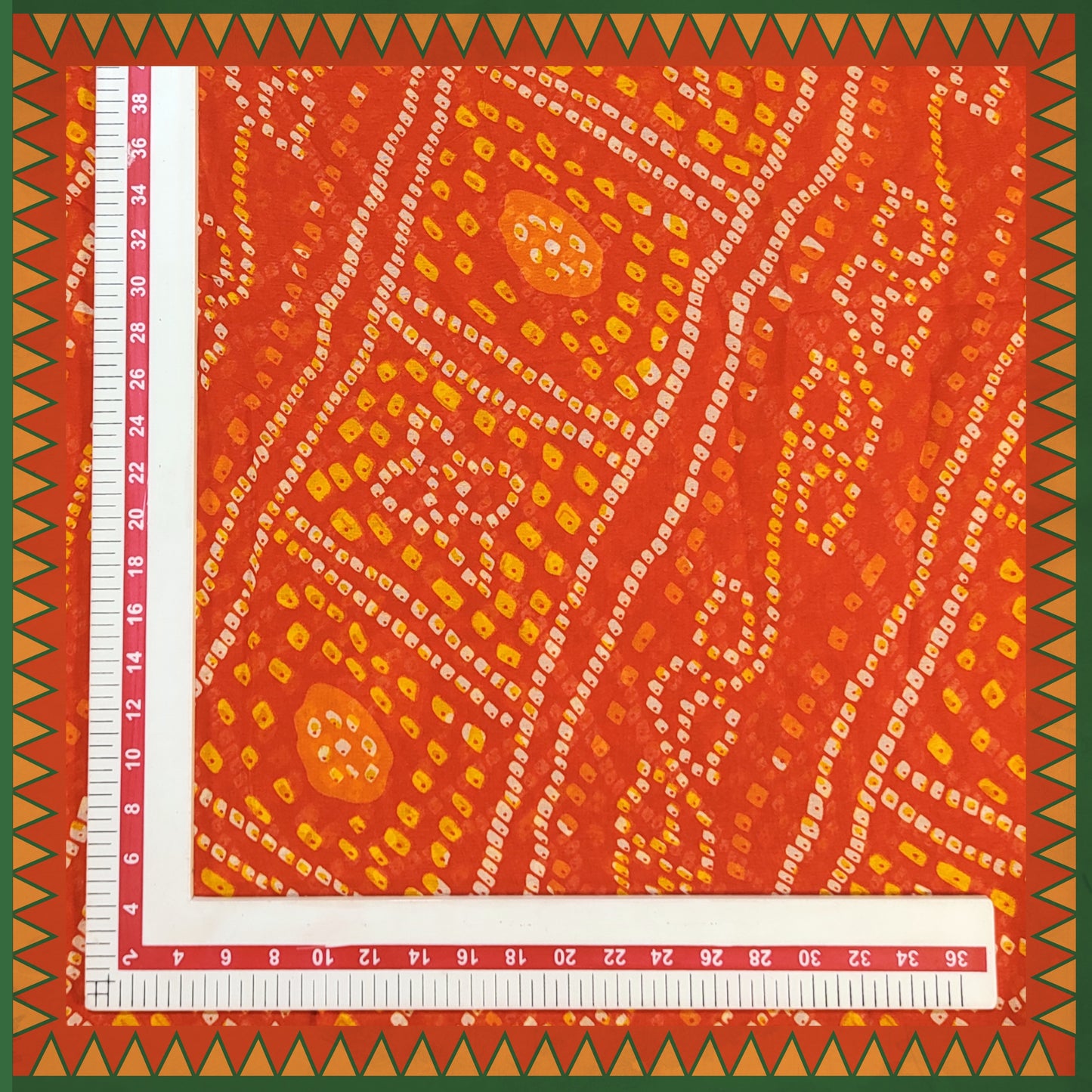 Bandhani Digital Print On Georgette (FW-56")