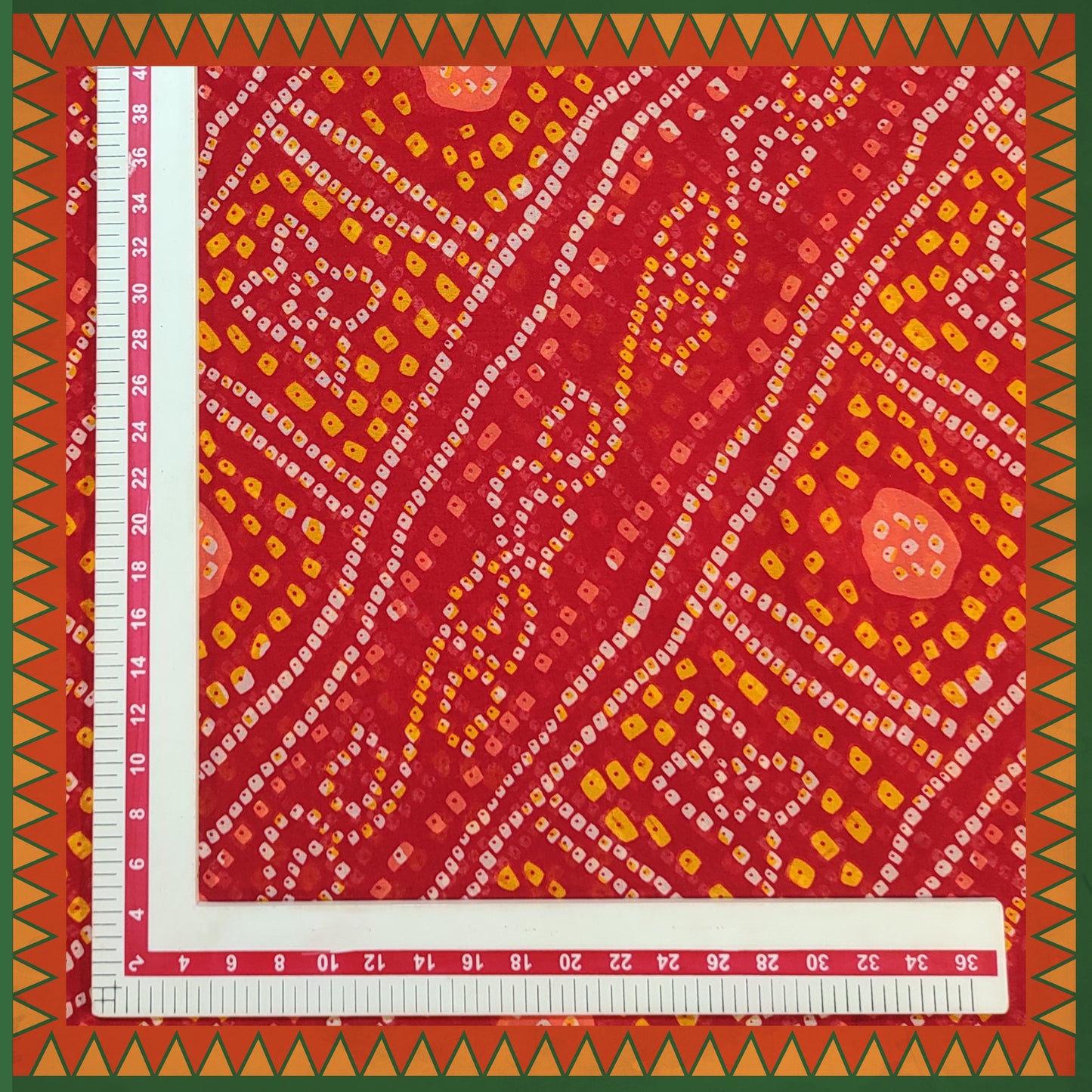 Bandhani Digital Print On Georgette (FW-56")