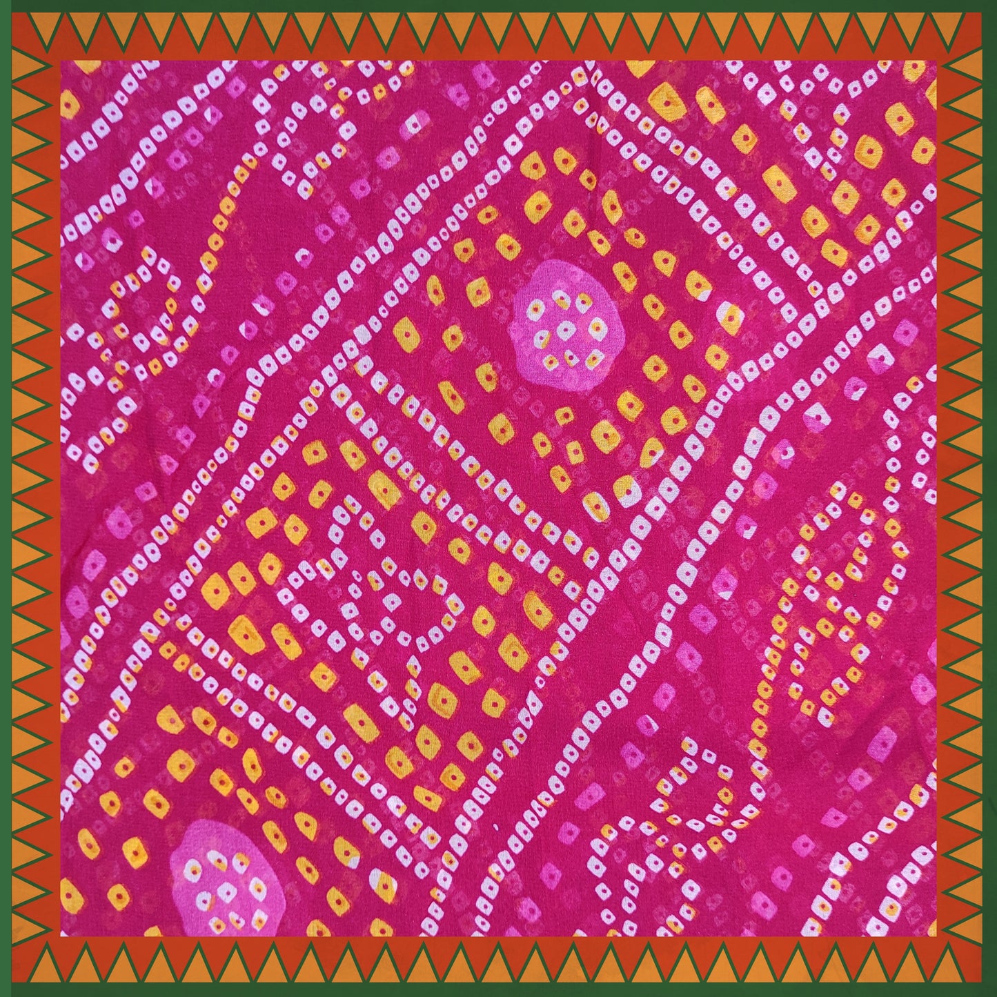 Bandhani Digital Print On Georgette (FW-56")