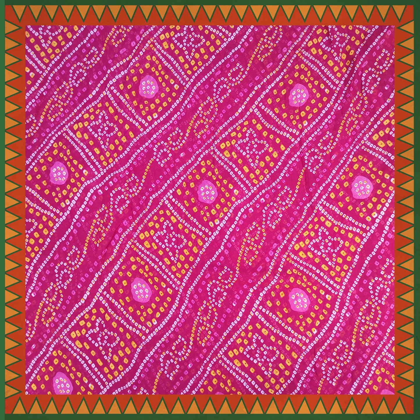 Bandhani Digital Print On Georgette (FW-56")