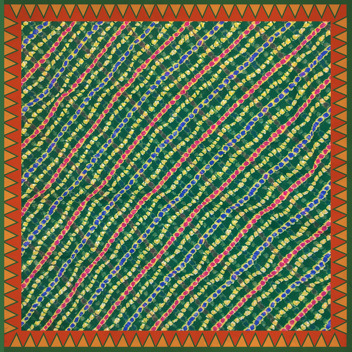 Lehariya Bandhani Digital Print On Georgette (FW-56")