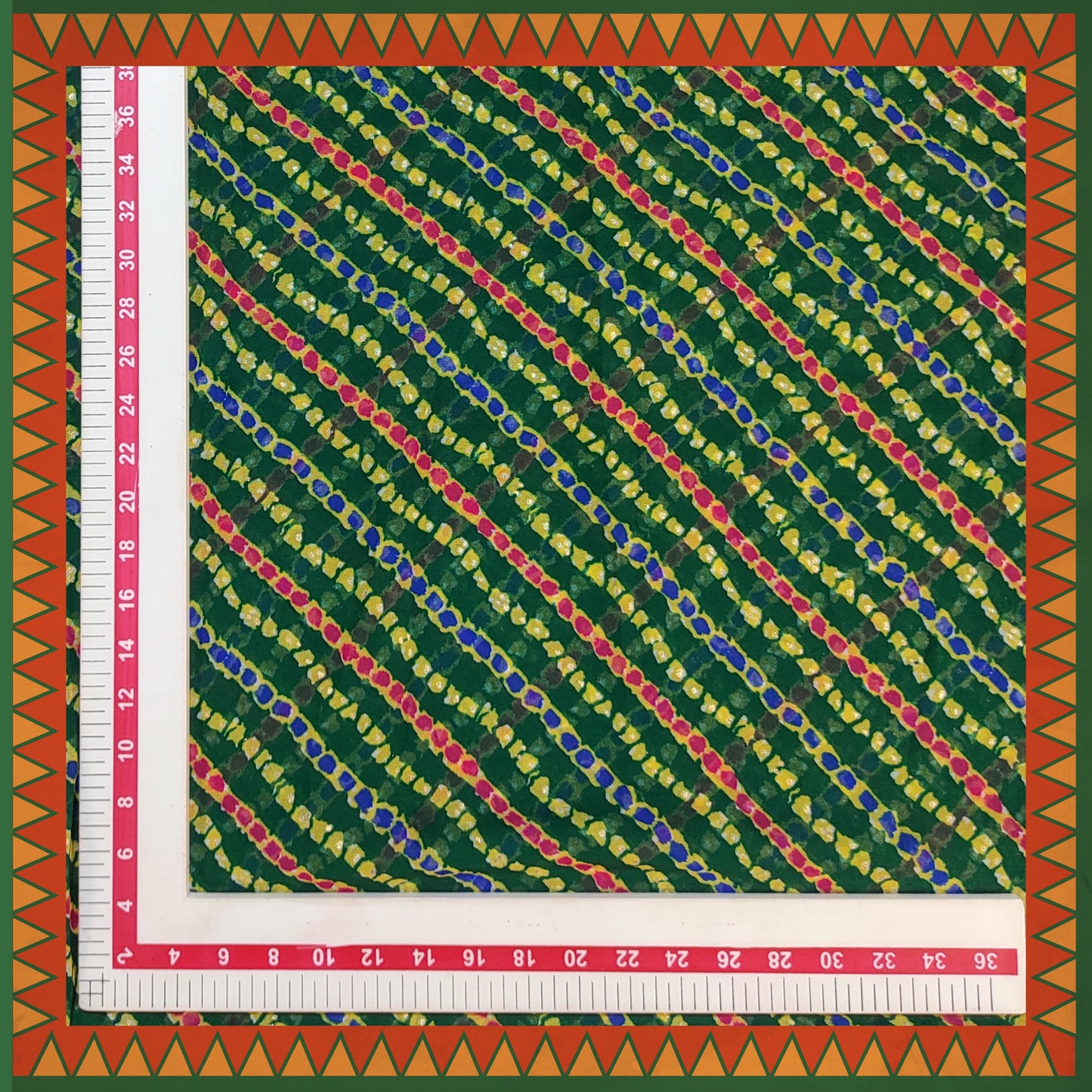 Lehariya Bandhani Digital Print On Georgette (FW-56")
