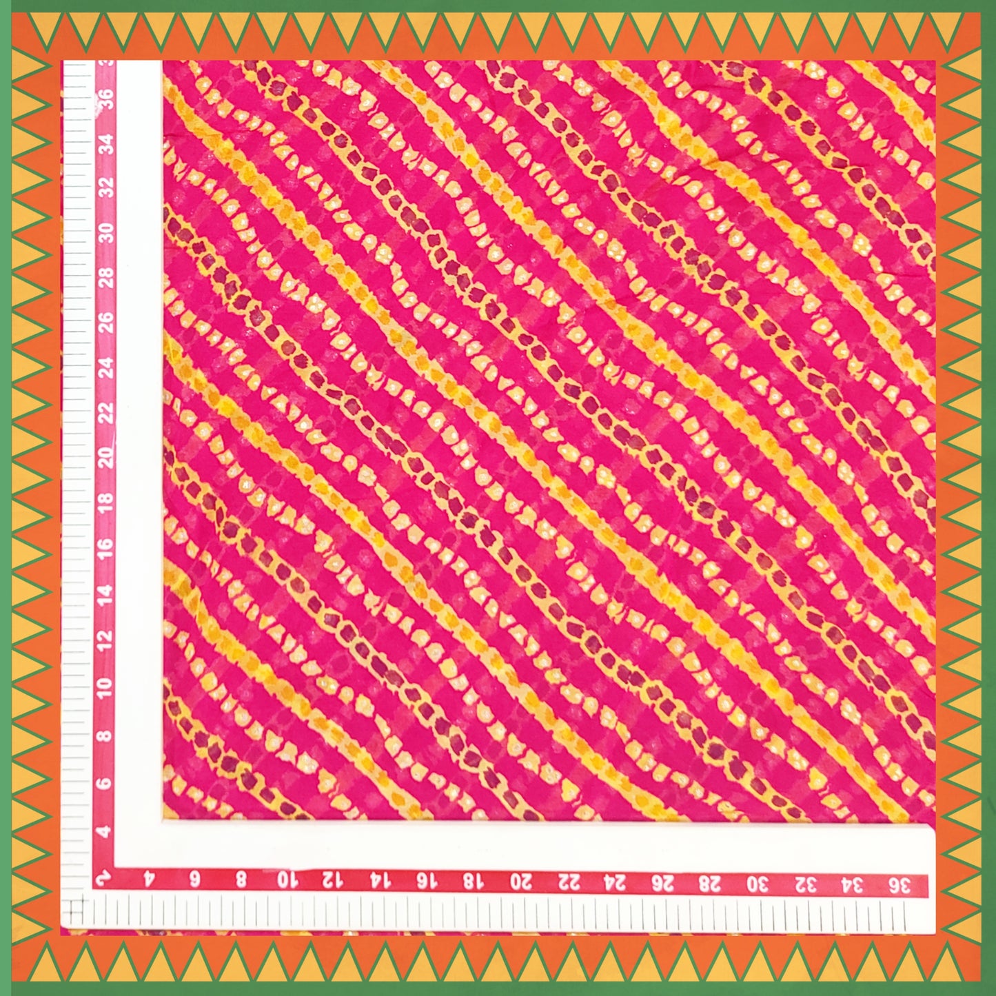 Lehariya Bandhani Digital Print On Georgette (FW-56")