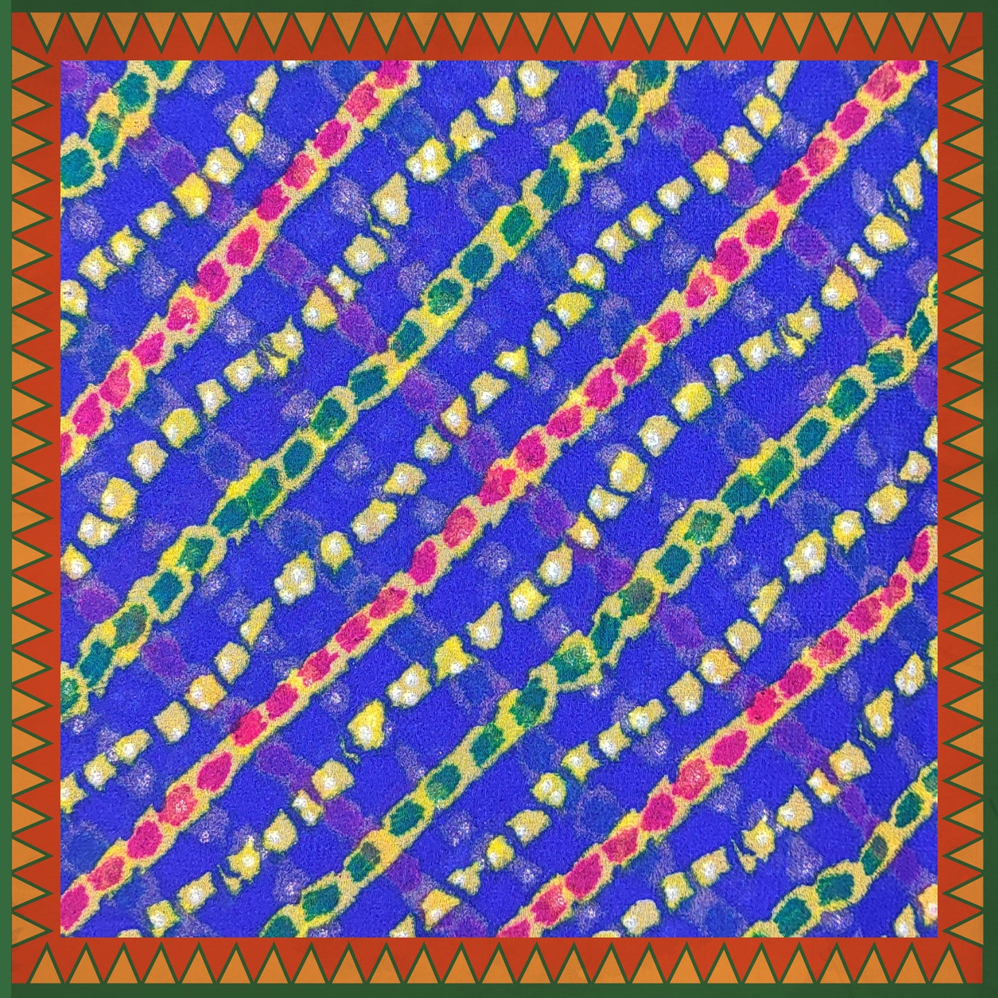 Lehariya Bandhani Digital Print On Georgette (FW-56")