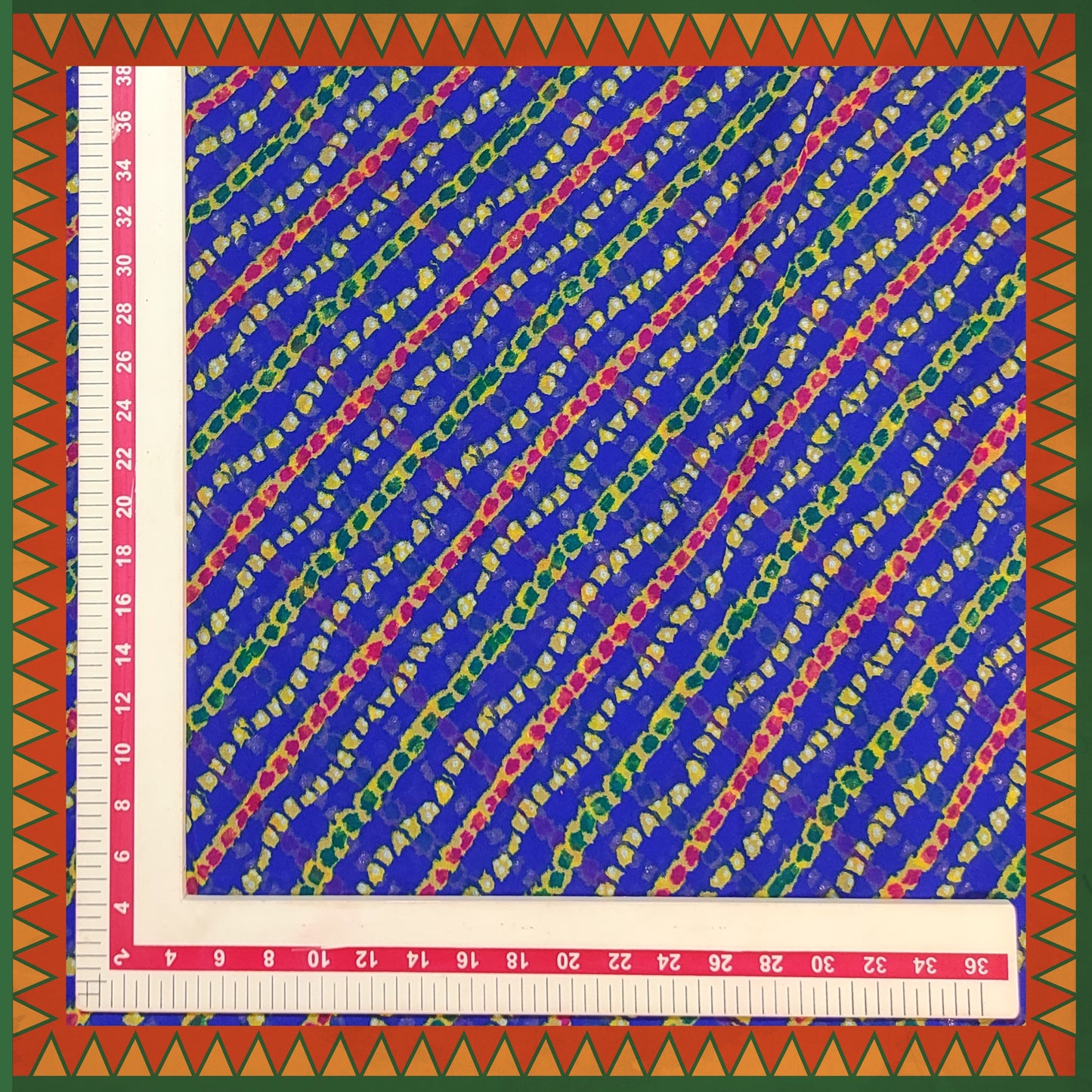 Lehariya Bandhani Digital Print On Georgette (FW-56")